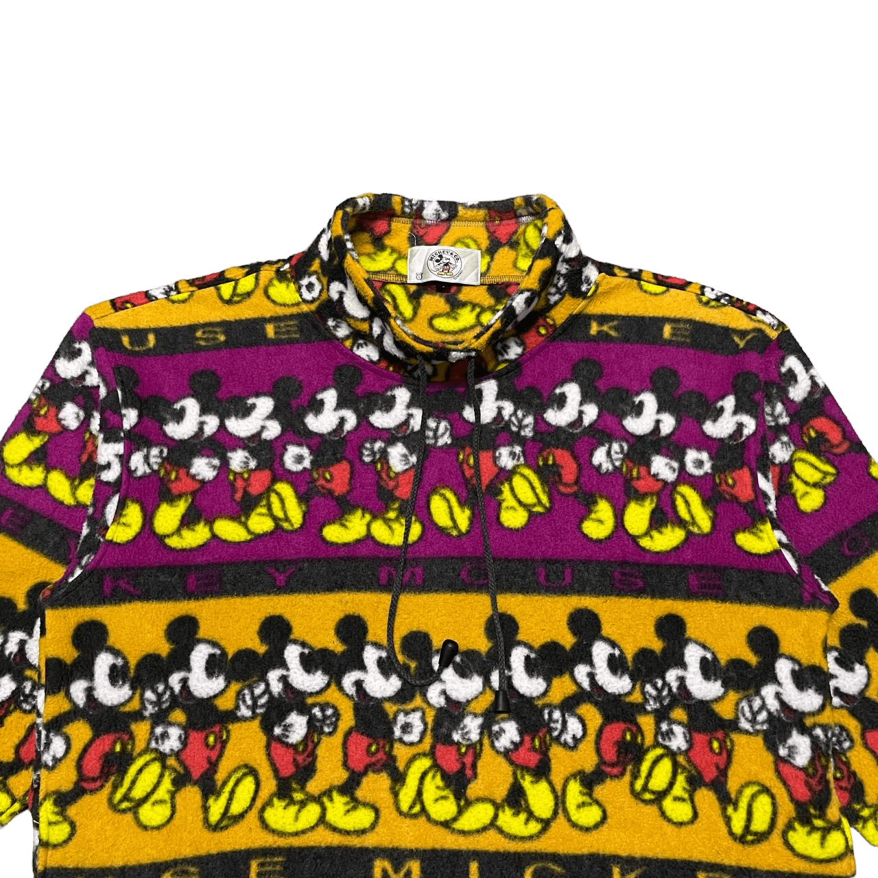 Disney Vintage Disney Mickey Mouse Fleece All Over Print Size US M / EU 48-50 / 2 - 2 Thumbnail