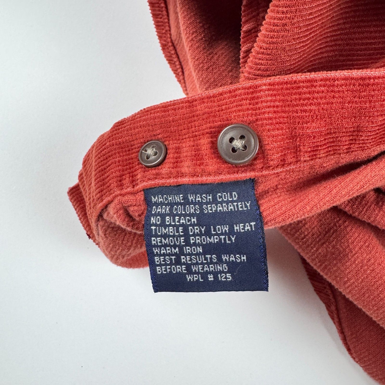 Chaps Ralph Lauren Chaps Ralph Lauren Corduroy Shirt XL Red Preppy 90s Workwear Size US XL / EU 56 / 4 - 6 Thumbnail