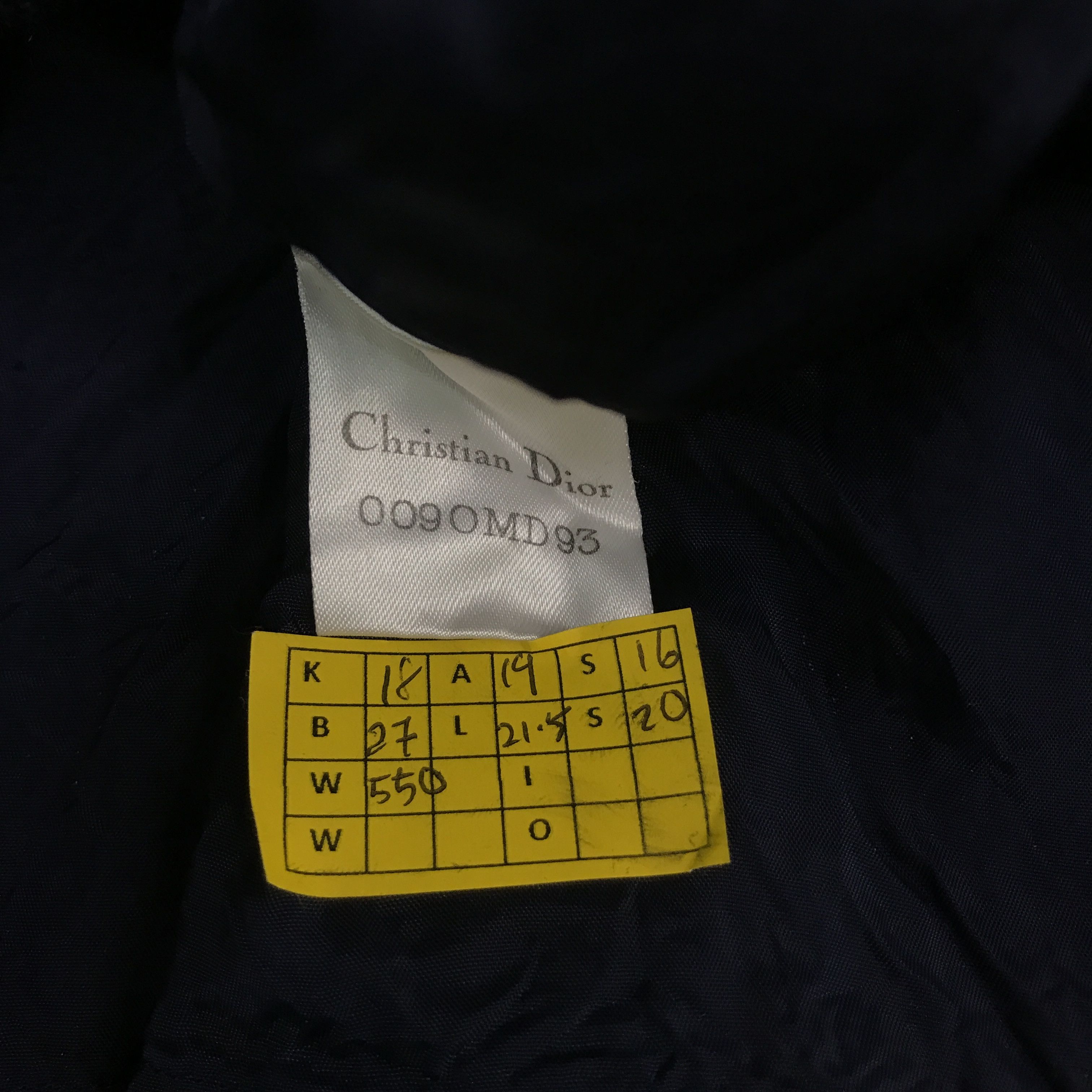 Christian Dior Monsieur × Vintage Vintage Christian Dior Wool button jacket Size S / US 4 / IT 40 - 11 Thumbnail