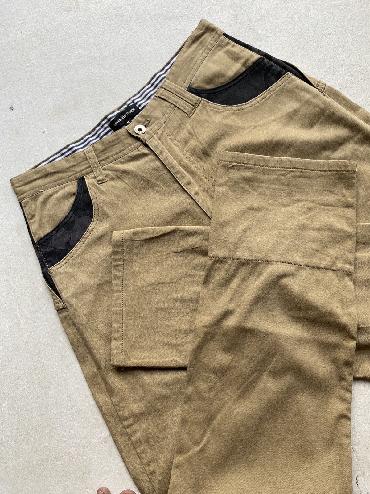 Japanese Brand × semanticdesign SEMANTIC DESIGN Double Waist Pants Size US 30 / EU 46 - 4 Thumbnail