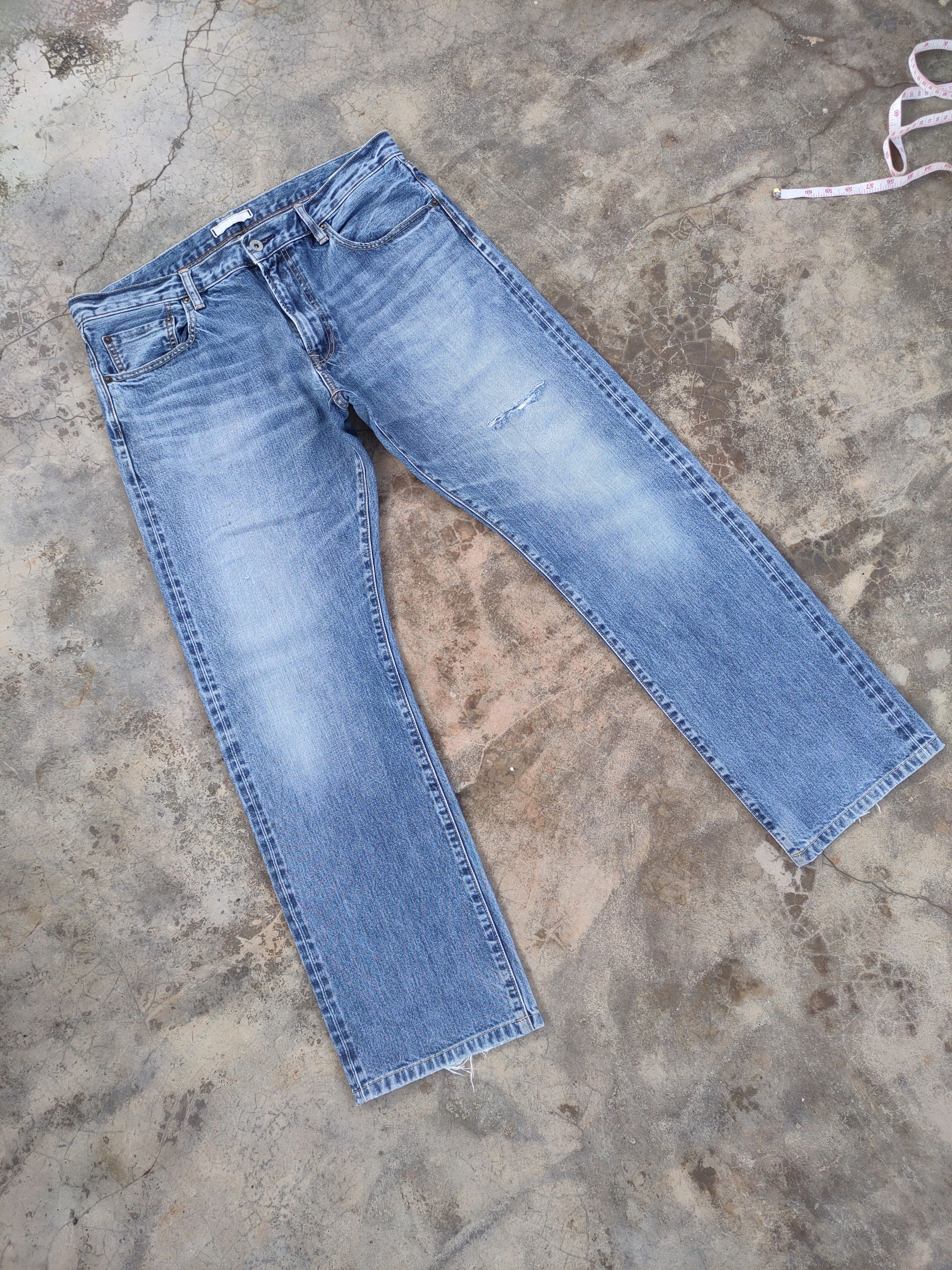 Japanese Brand W36 VINTAGE JAPANESE FADED DISTRESSED JEAN DENIM PANTS Size US 36 / EU 52 - 2 Thumbnail