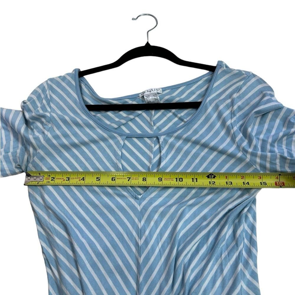 Venus VENUS I Striped Front Tie Ruffle Bell Sleeve Top Medium Size M / US 6-8 / IT 42-44 - 5 Thumbnail