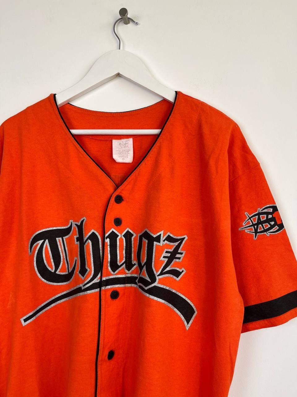 WWE Vintage WWE Wrestling Tazzmission Thugz Orange Jersey Size US L / EU 52-54 / 3 - 2 Thumbnail