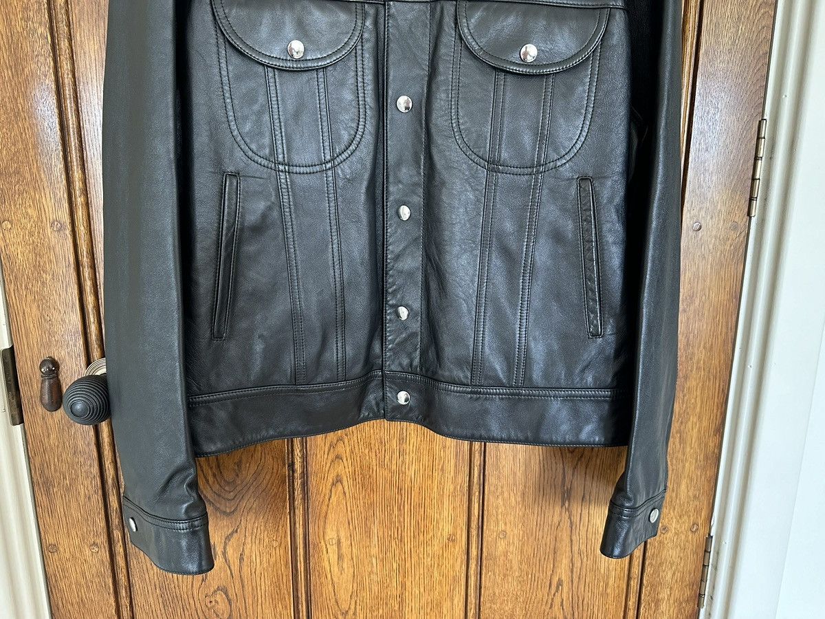 Celine Celine x Hedi leather trucker jacket 50 BNWT Hedi Slimane Size US M / EU 48-50 / 2 - 13 Thumbnail