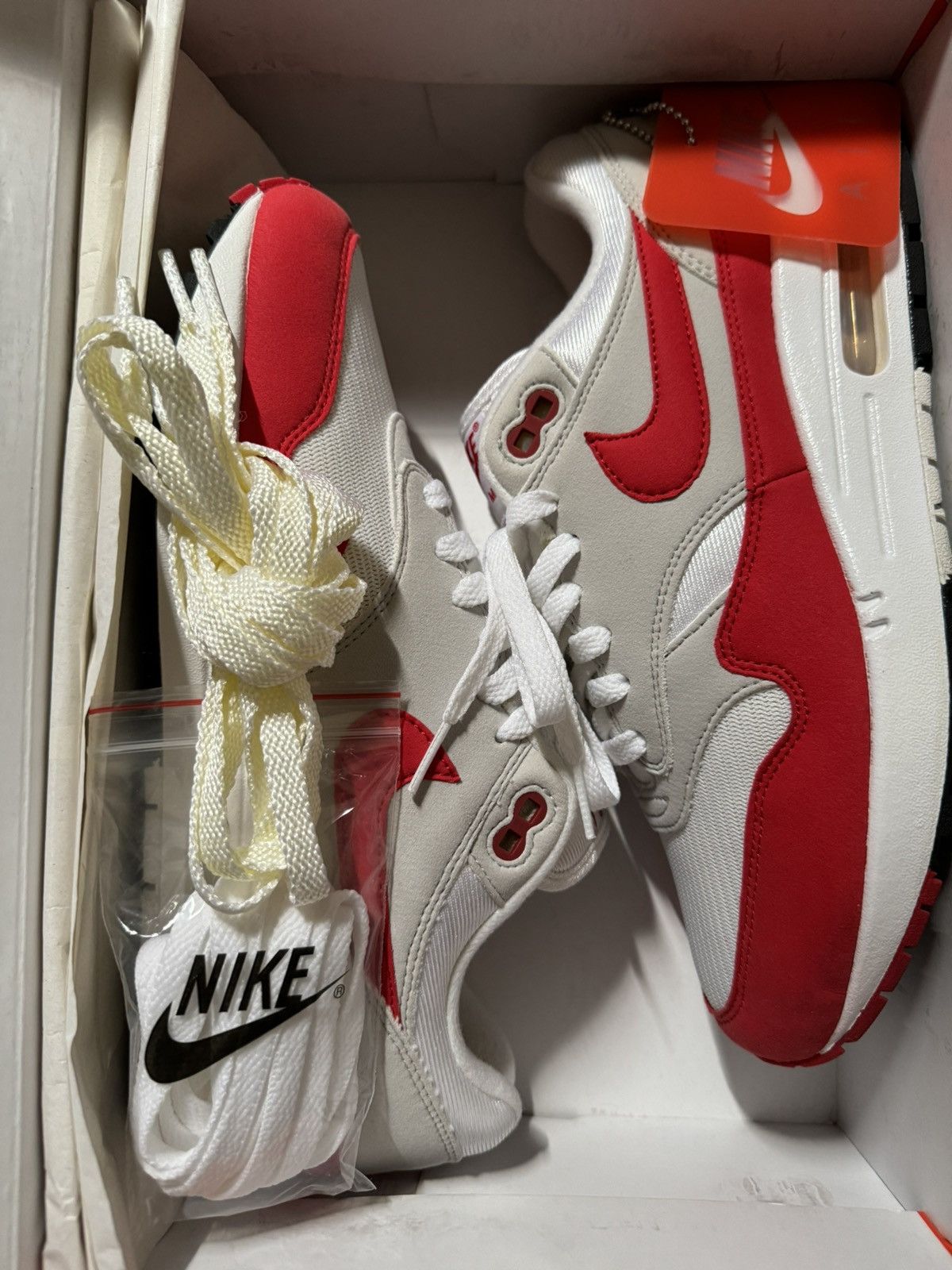 Nike 2017 Nike Air Max 1 Anniversary Red Size US 9 / EU 42 - 6 Thumbnail