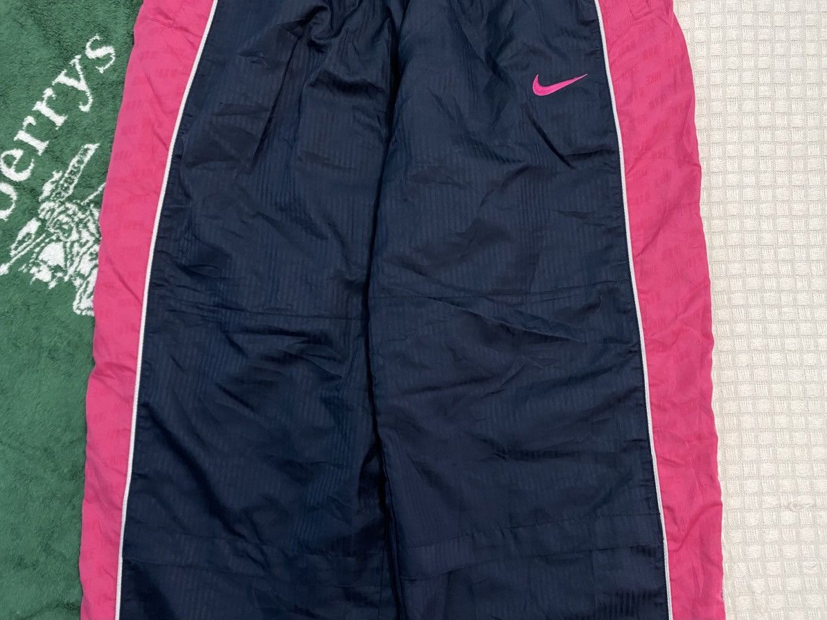 Alyx × Nike 💥 VINTAGE NIKE 90S BAGGY WIDE LEG SWOOSH TRACK PANTS Y2K Size US 36 / EU 52 - 7 Thumbnail