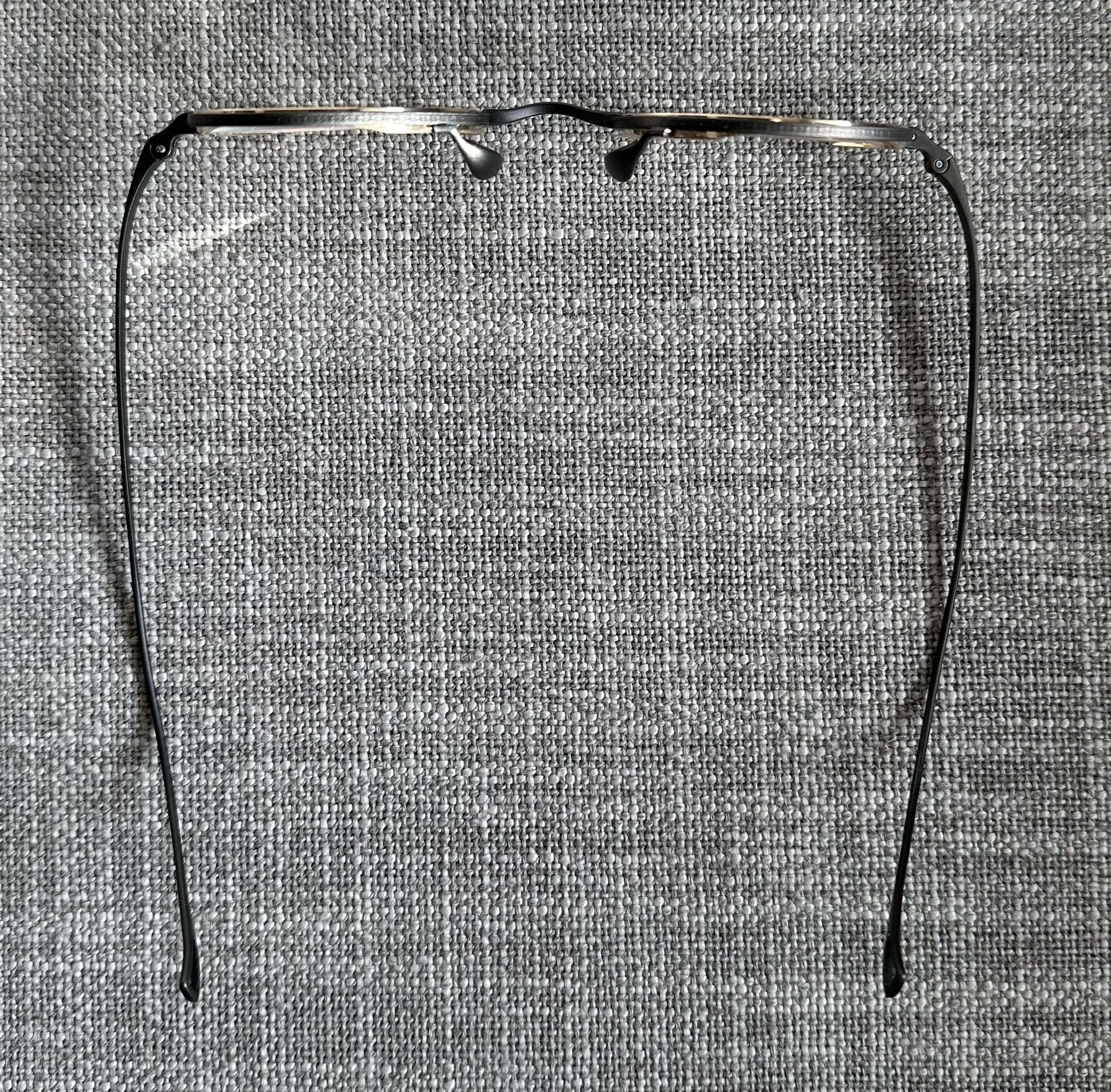 Other Kame ManNen 1231 Intellectual Glasses Gun Metal With Gold Size ONE SIZE - 3 Thumbnail