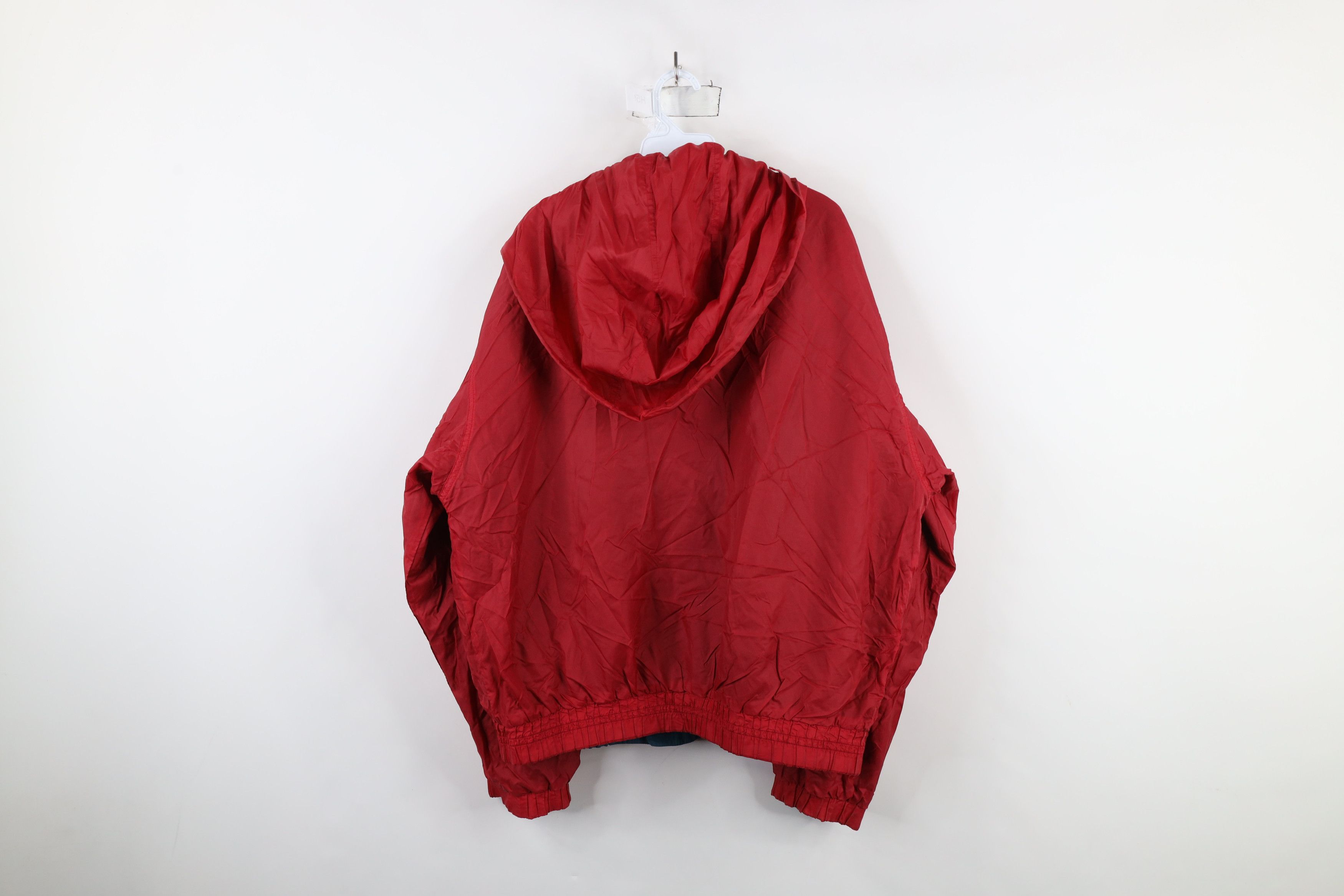 Vintage Vintage 90s Streetwear Reversible Hooded Windbreaker Jacket Size US XL / EU 56 / 4 - 17 Thumbnail
