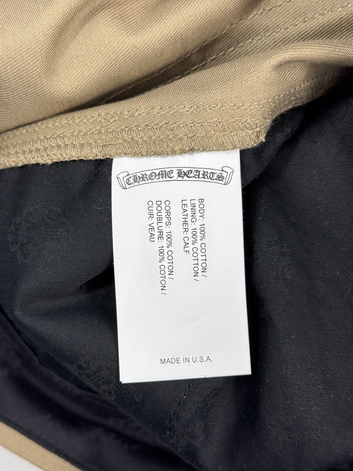 Chrome Hearts LEATHER CROSS PATCH CARPENTER PANTS Size US 36 / EU 52 - 12 Thumbnail
