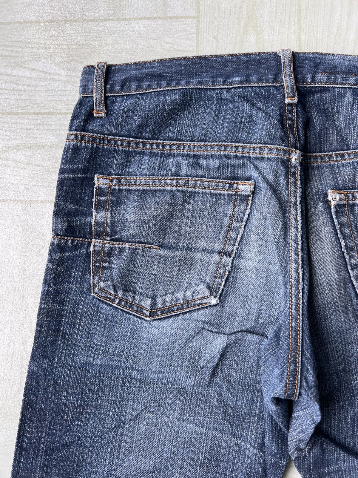 Dior AW12 Dior Homme Hedi Slimane Stone Wash Distress Denim Jeans Size US 32 / EU 48 - 6 Thumbnail
