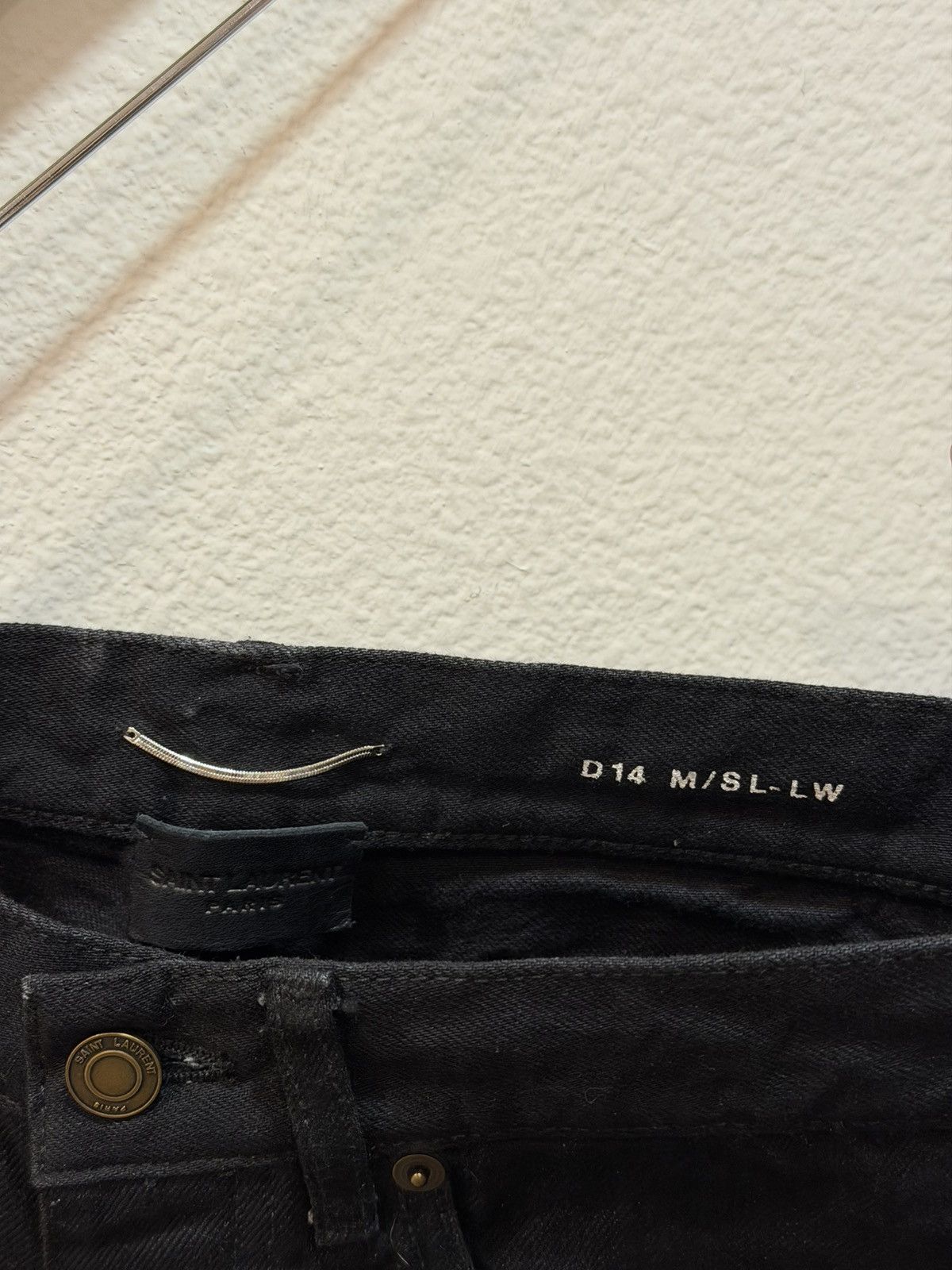 Saint Laurent Paris D14 Slim Denim Jeans 29 Size US 30 / EU 46 - 5 Thumbnail