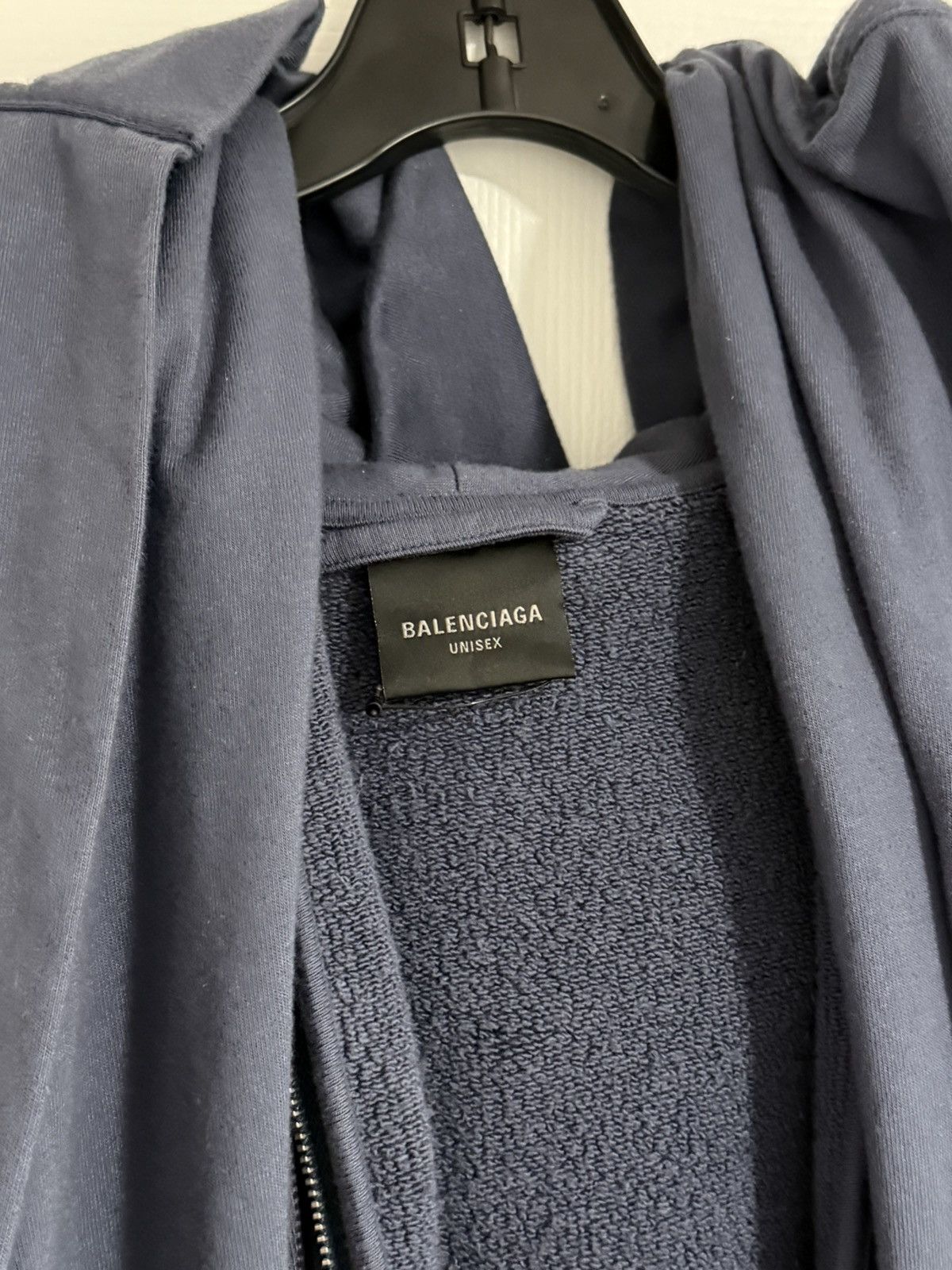 Balenciaga Balenciaga Navy incognito hoodie size small Size US S / EU 44-46 / 1 - 5 Thumbnail