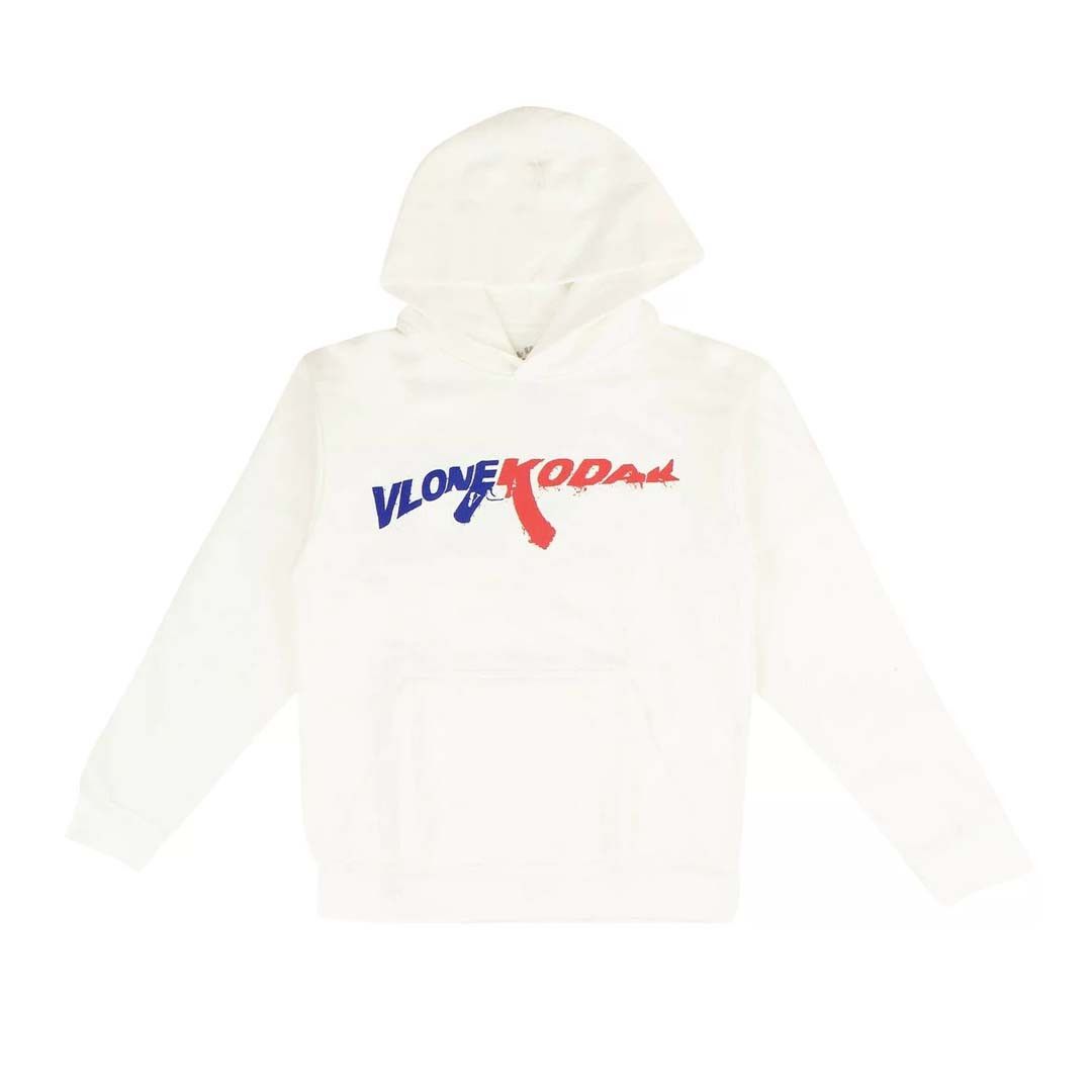 Vlone x Kodak 'AK47' Hoodie 'White' Knitwear & sweatshirts Size US S / EU 44-46 / 1 - 1 Thumbnail
