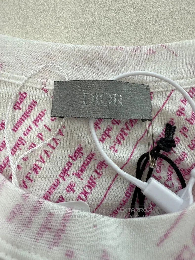 Dior Dior Newspaper Print Short Sleeve T-shirt. Size US M / EU 48-50 / 2 - 3 Thumbnail