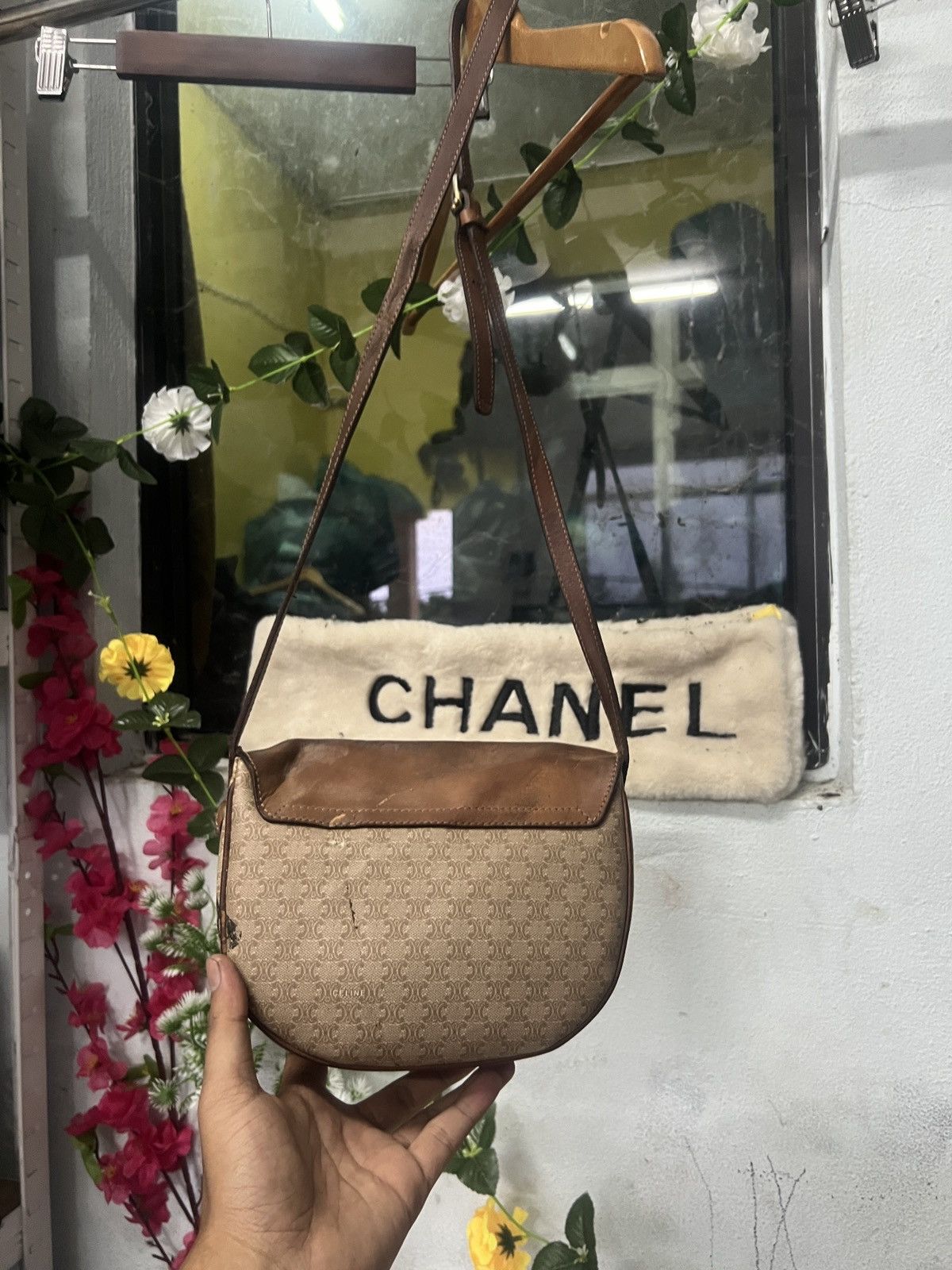 Celine × Vintage Vintage 90s Celine Shoulder Size ONE SIZE - 2 Thumbnail