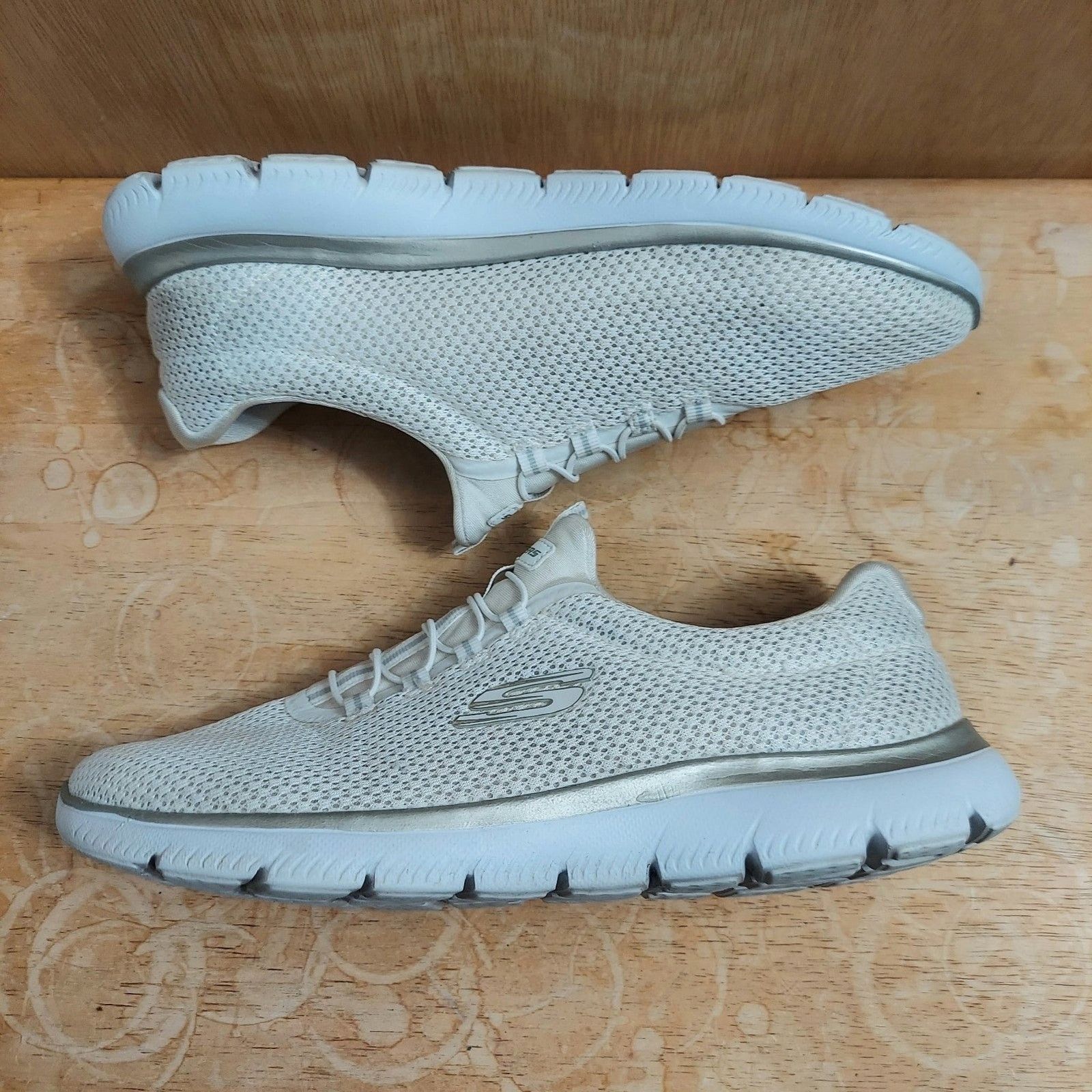 SKECHERS Skechers Summits Women's US 9.5 White Silver Running Shoes Size US 9.5 / IT 39.5 - 5 Thumbnail