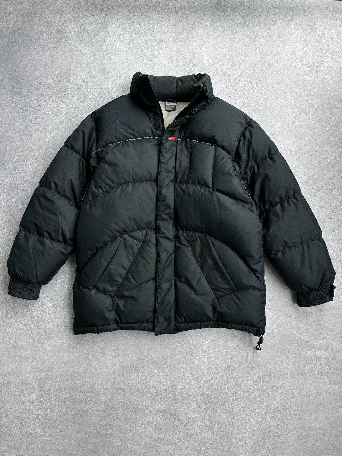 Nike × Vintage Vintage Nike Streetwear Y2K Puffer Jacket Size US S / EU 44-46 / 1 - 1 Thumbnail