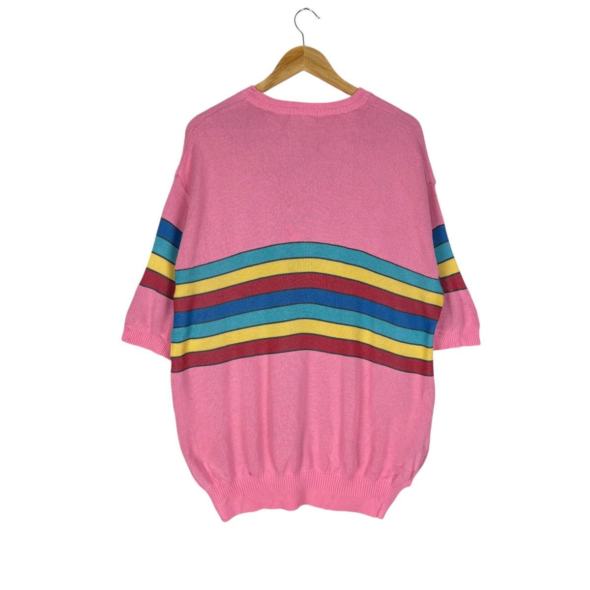 Art Comes First 🌟PAGELO JAPAN COLORWAY STRIPE KNIT SWEATER Size US L / EU 52-54 / 3 - 5 Thumbnail
