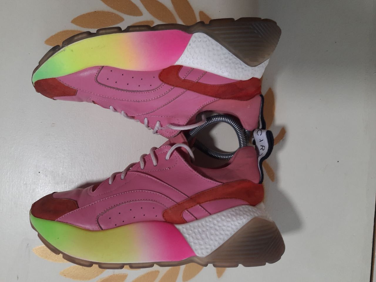 Designer × Stella McCartney Stella McCartney Eclypse Rainbow Sneakers Size US 7.5 / IT 37.5 - 9 Thumbnail