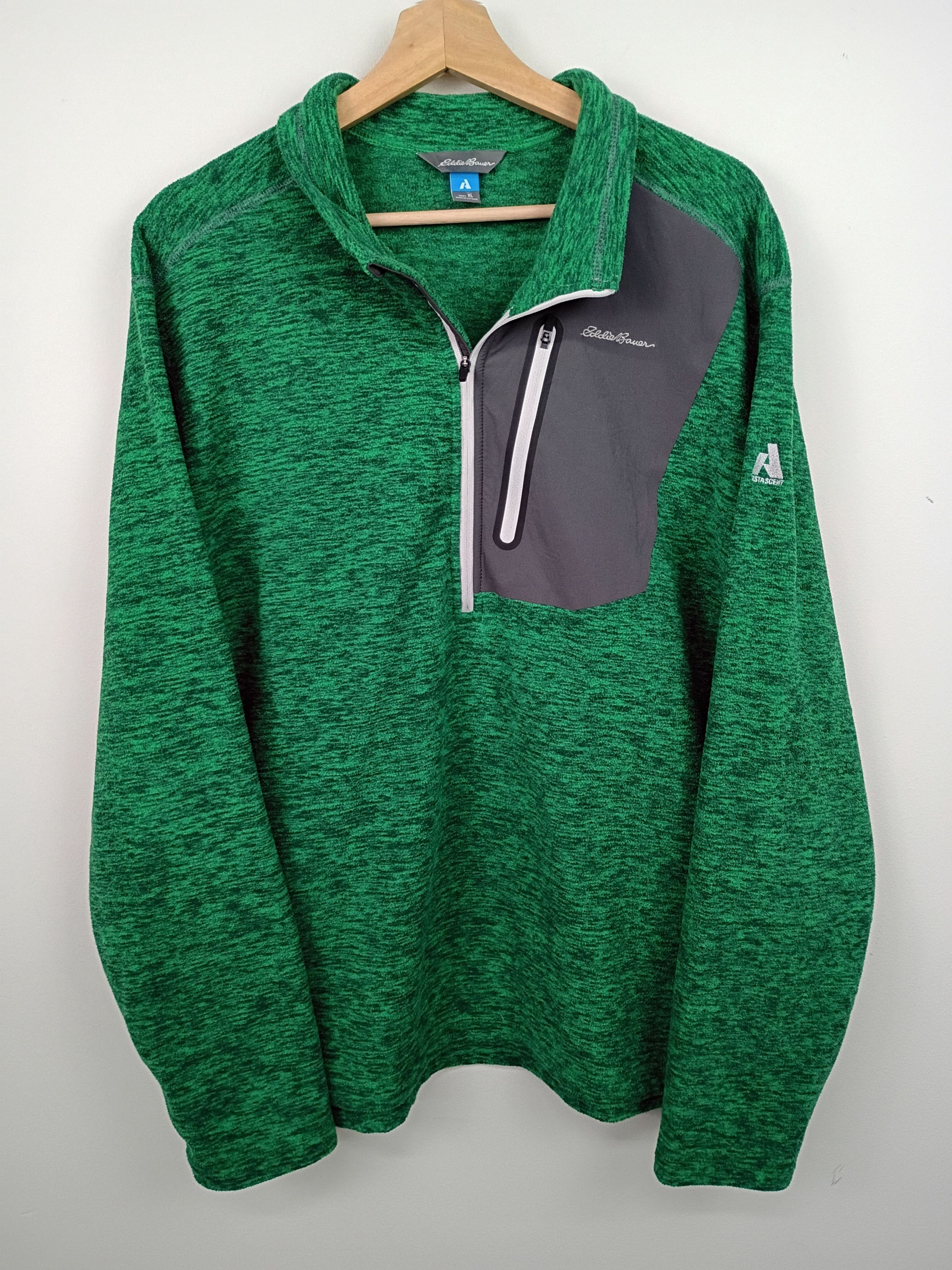 Vintage Vintage Y2K Eddie Bauer Half Zip Fleece Size US XL / EU 56 / 4 - 1 Thumbnail