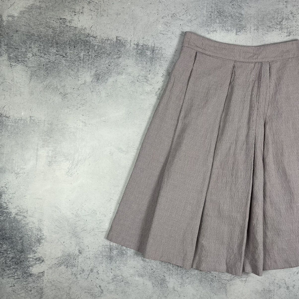 Dries Van Noten Designer Dries Van Noten linen/cotton midi skirt size 36 Size 26" / US 2 / IT 38 - 4 Thumbnail
