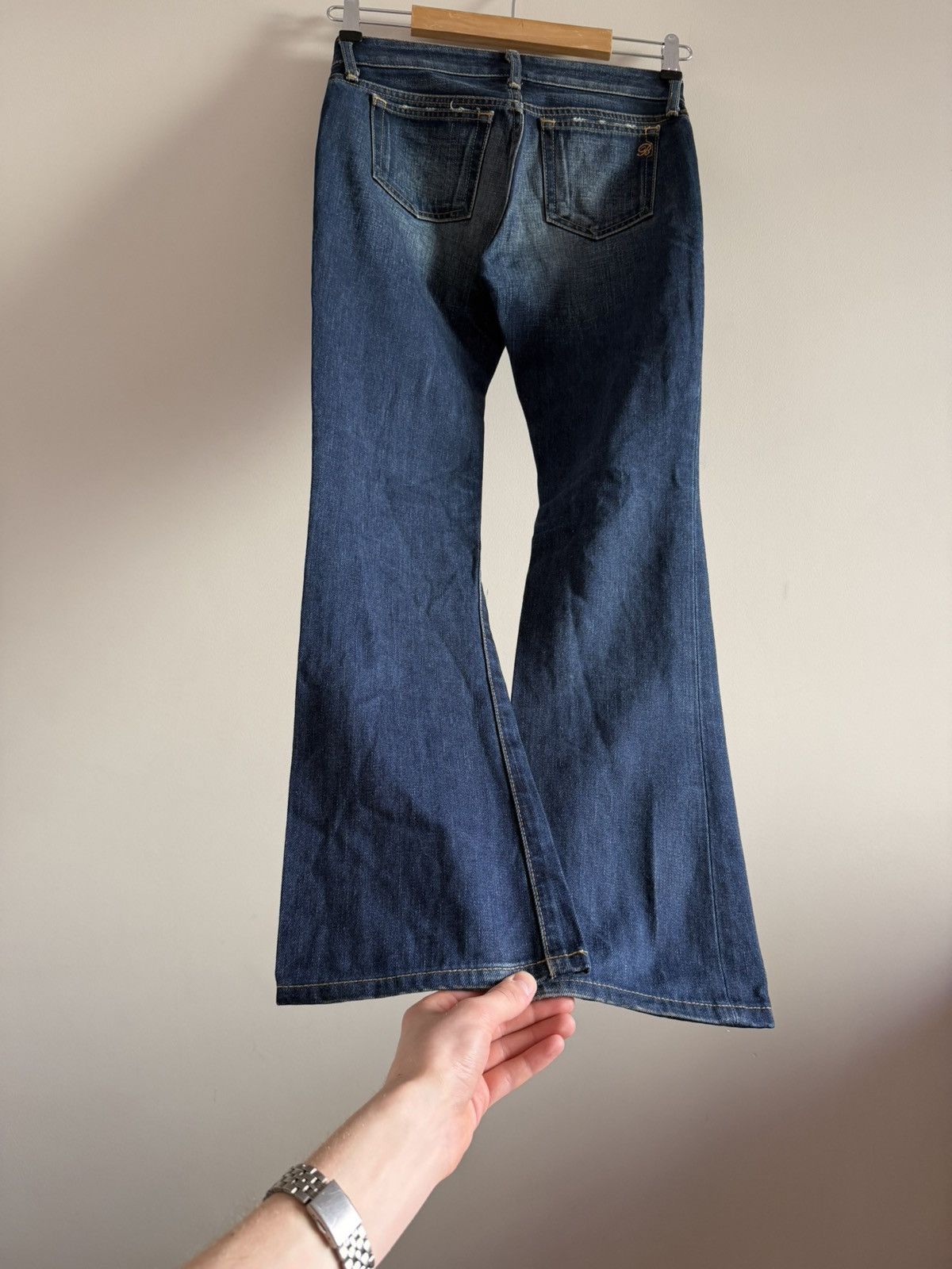MOUSSY Black by Moussy Japanese Bootcut Denim Jeans Size 24" / US 00 / IT 34 - 7 Thumbnail