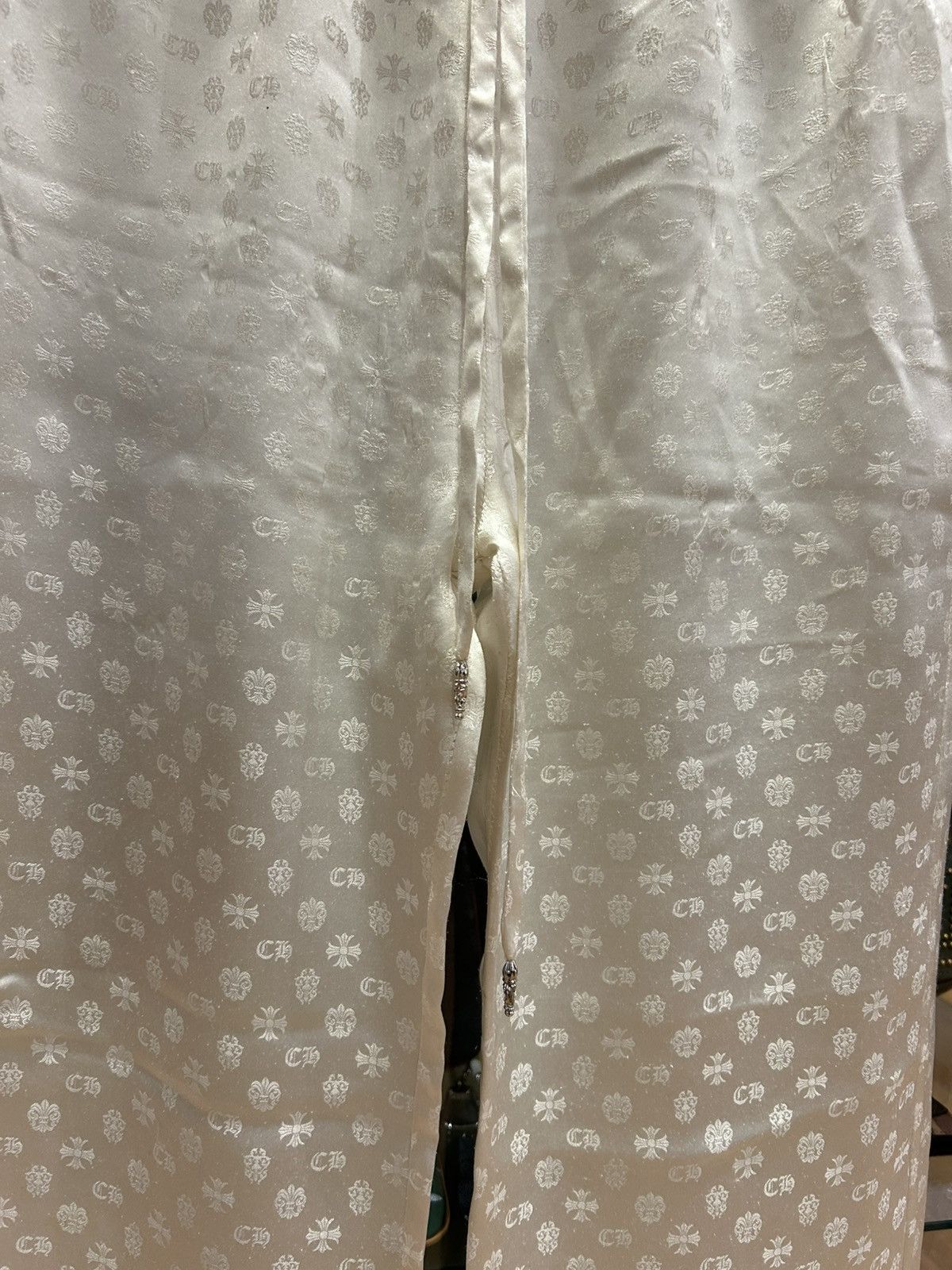 Chrome Hearts Chrome Hearts Silk Pants - White Size US 30 / EU 46 - 3 Thumbnail