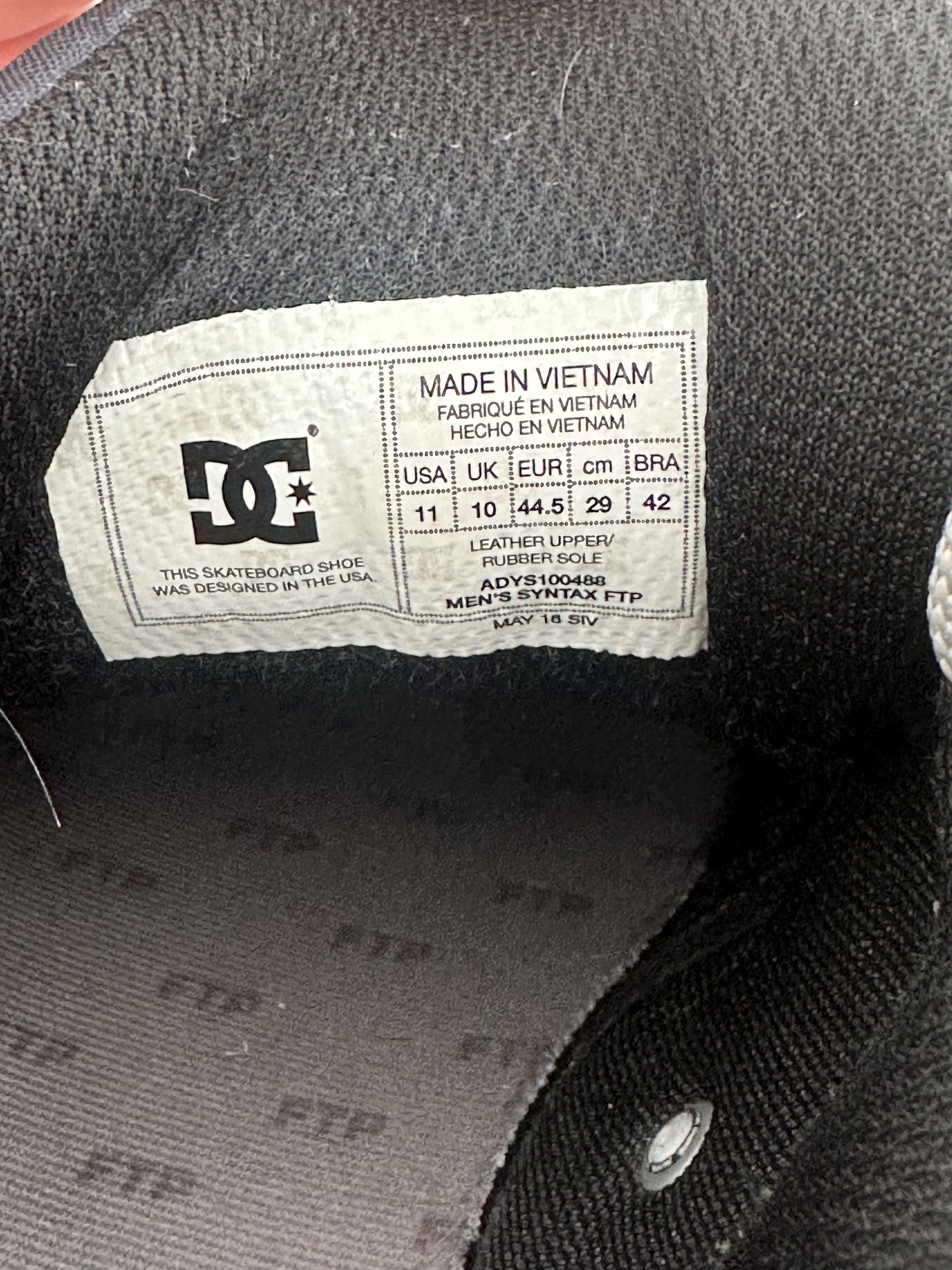 DC × Fuck The Population FTP x DC Syntax Shoes White Size 11 Size US 11 / EU 44 - 4 Thumbnail