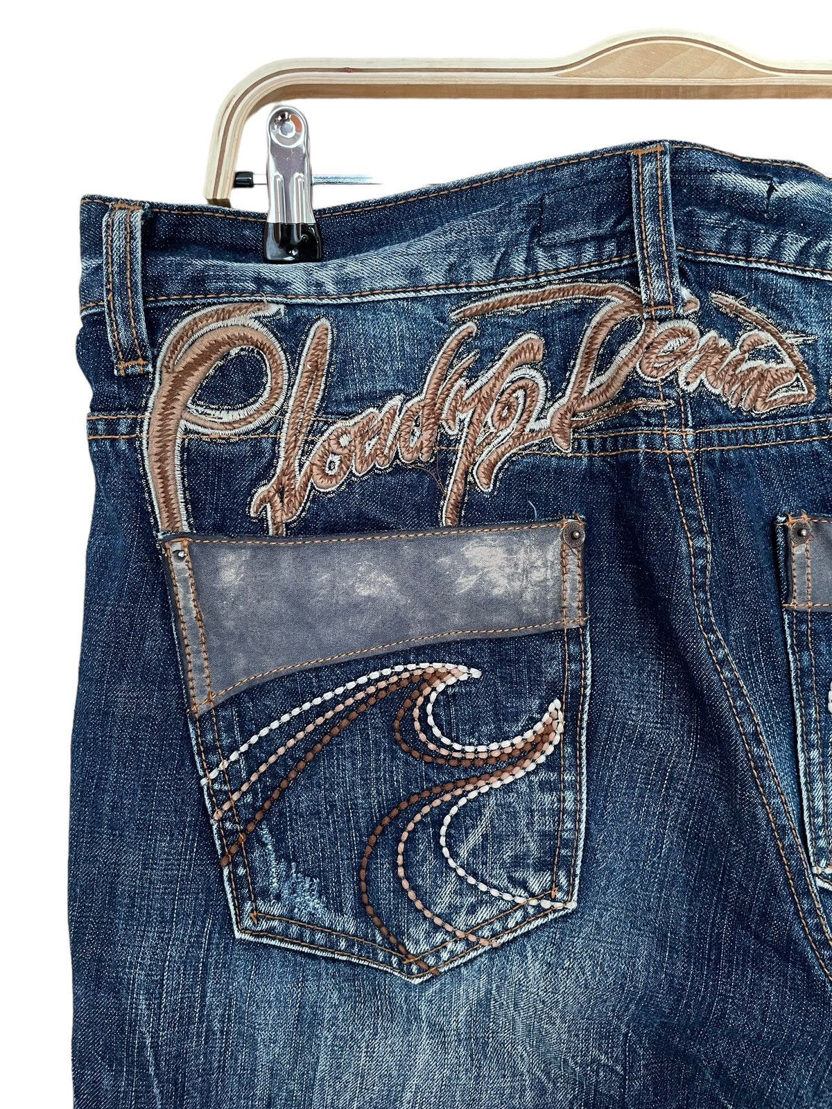 If Six Was Nine × Japanese Brand × Le Grande Bleu (L.G.B.) Vintage Japanese Brand Cloudy 72 Jeans 2000s Size US 36 / EU 52 - 5 Thumbnail