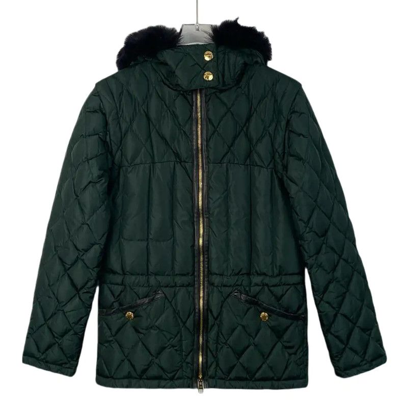 Louis Vuitton Louis Vuitton Green Puffer Jacket for Women 0089 Size XS / US 0-2 / IT 36-38 - 1 Thumbnail
