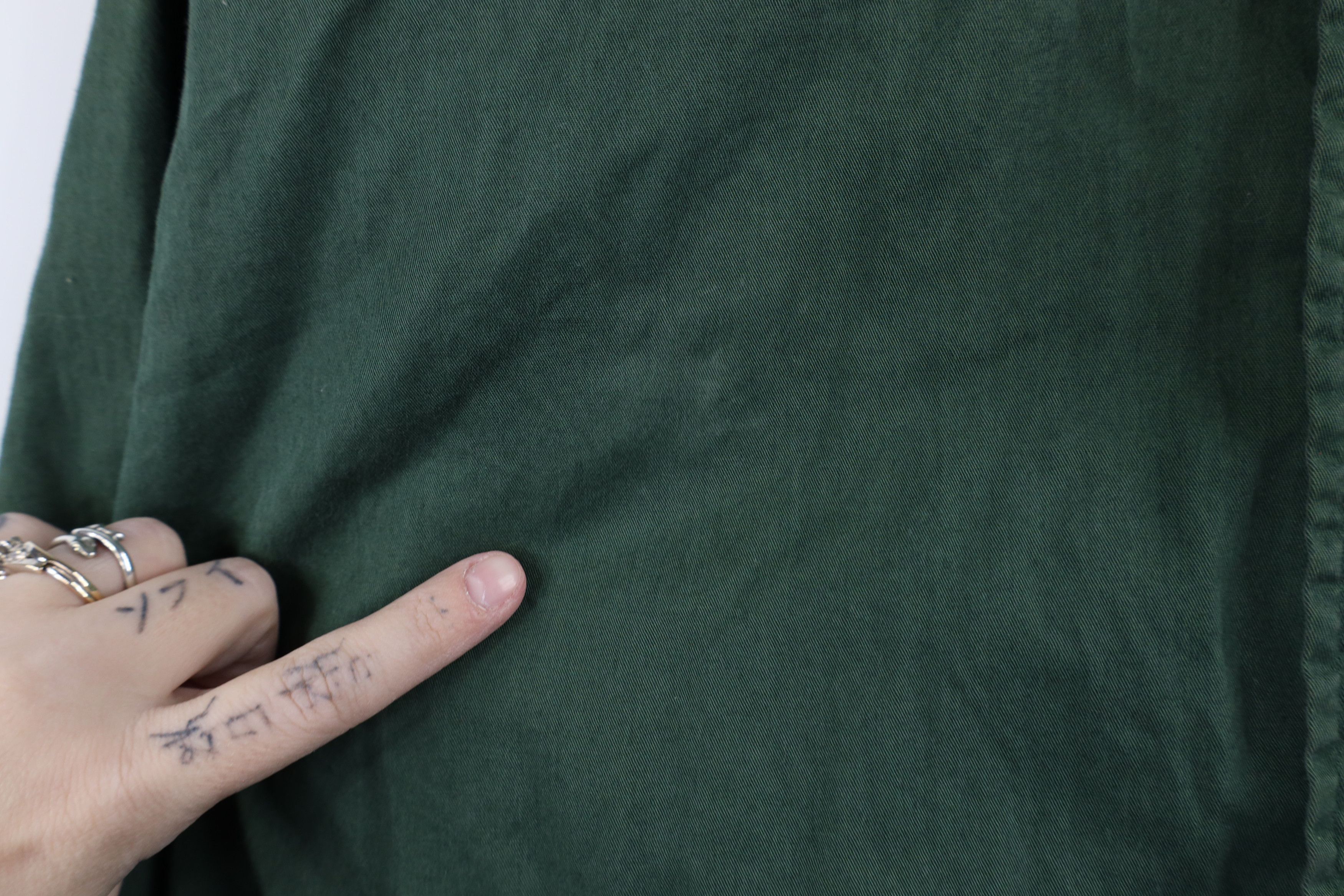 Nautica × Vintage Vintage 90s Nautica Button Down Shirt Green Cotton USA Size US M / EU 48-50 / 2 - 6 Thumbnail