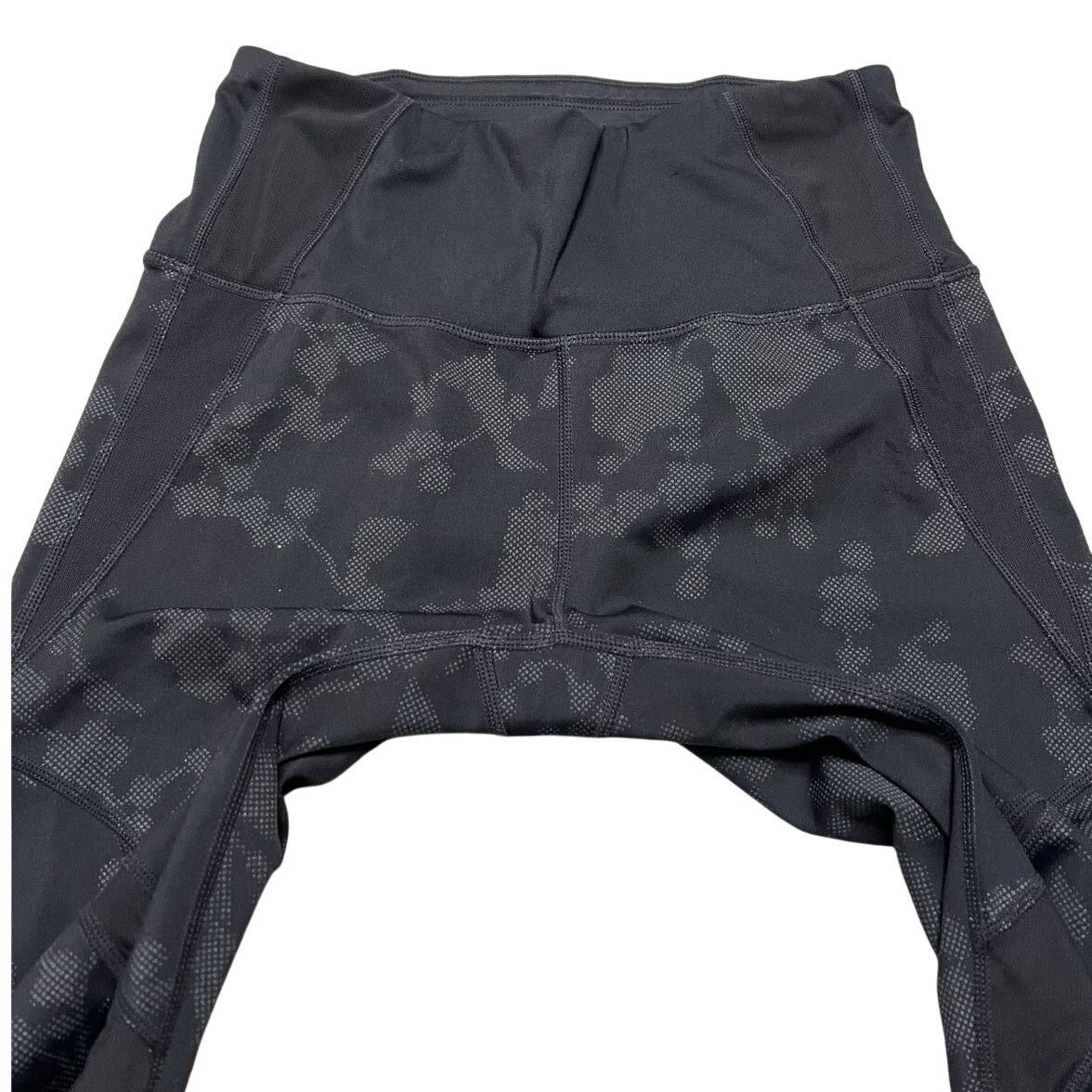 Athleta Athleta Women’s Gray Floral Mesh Panel Athletic Leggings - S Size 26" / US 2 / IT 38 - 4 Thumbnail