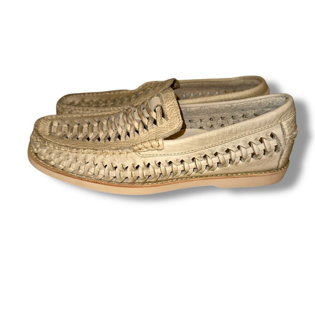 Sperry New Sperry Top Sider Distressed Off-White Woven Loafers Sz 8 Size US 8.5 / EU 41-42 - 5 Thumbnail