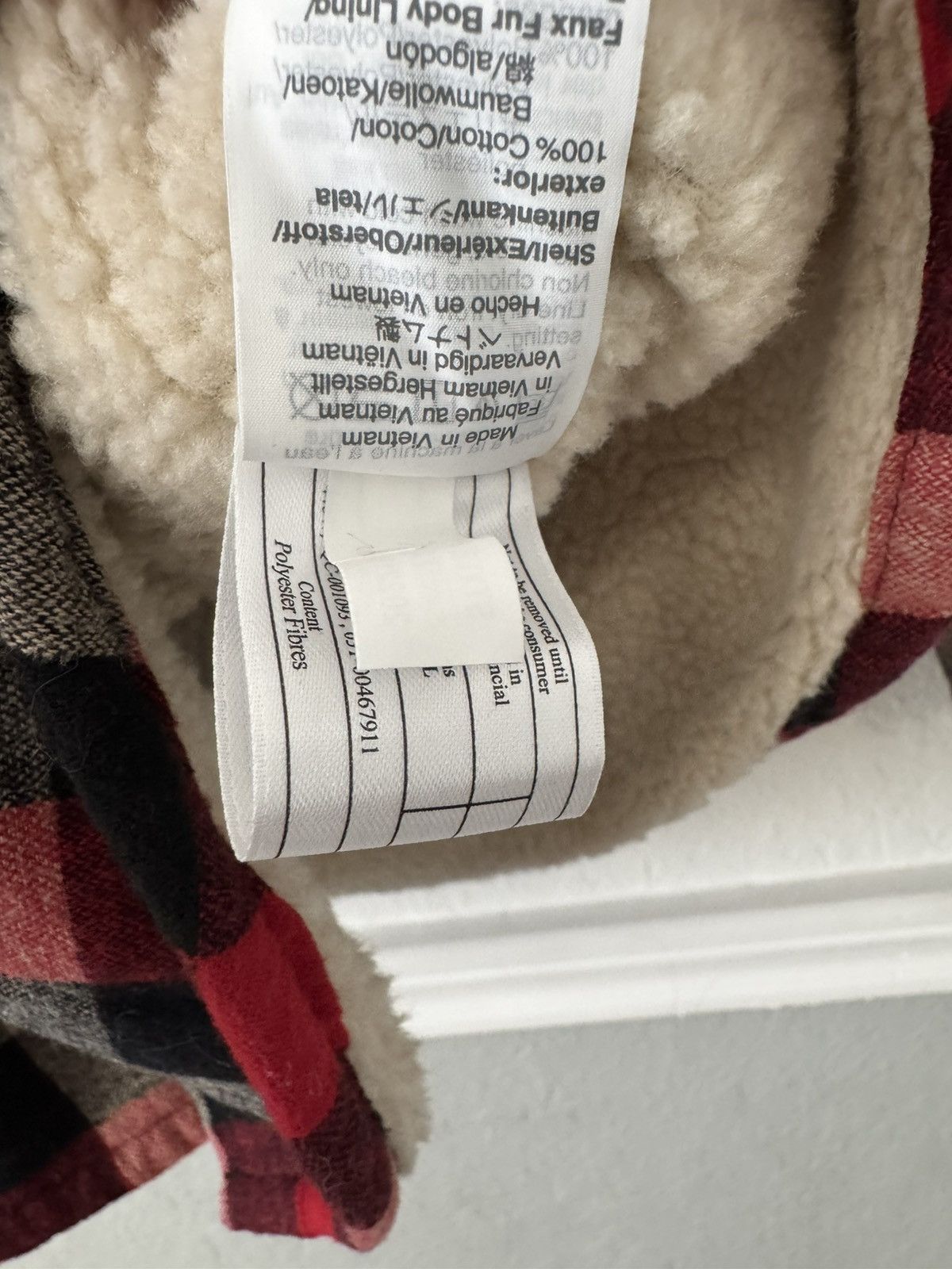 J.Crew J.Crew Flannel Sherpa lined Shirt Jacket Size US L / EU 52-54 / 3 - 5 Thumbnail