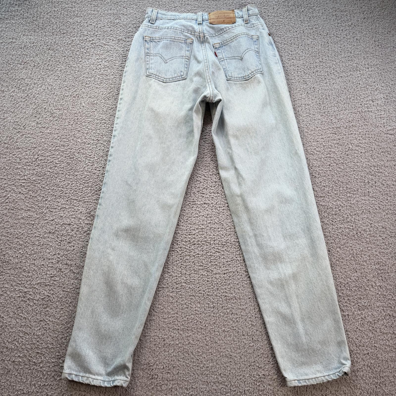 Levi's Levis 550 Relaxed Fit Jeans Mens 29x31 Light Wash Vintage Size US 29 - 2 Thumbnail