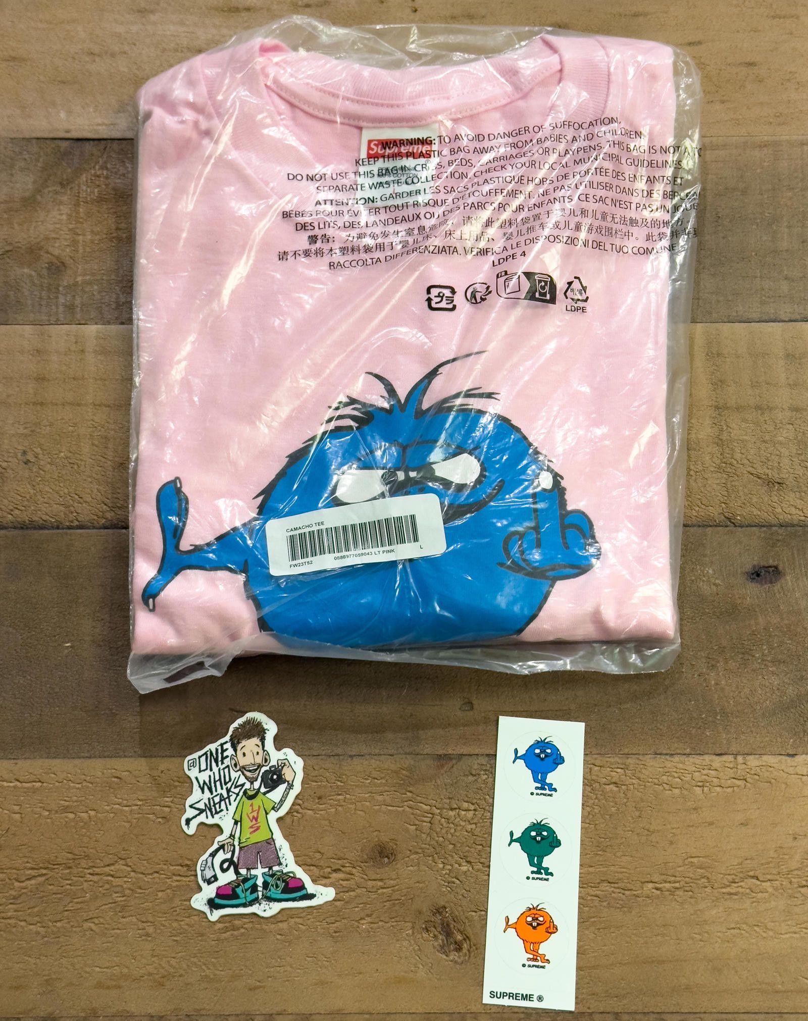 Supreme Supreme Camacho Tee & Sticker Size Large Size US L / EU 52-54 / 3 - 1 Thumbnail