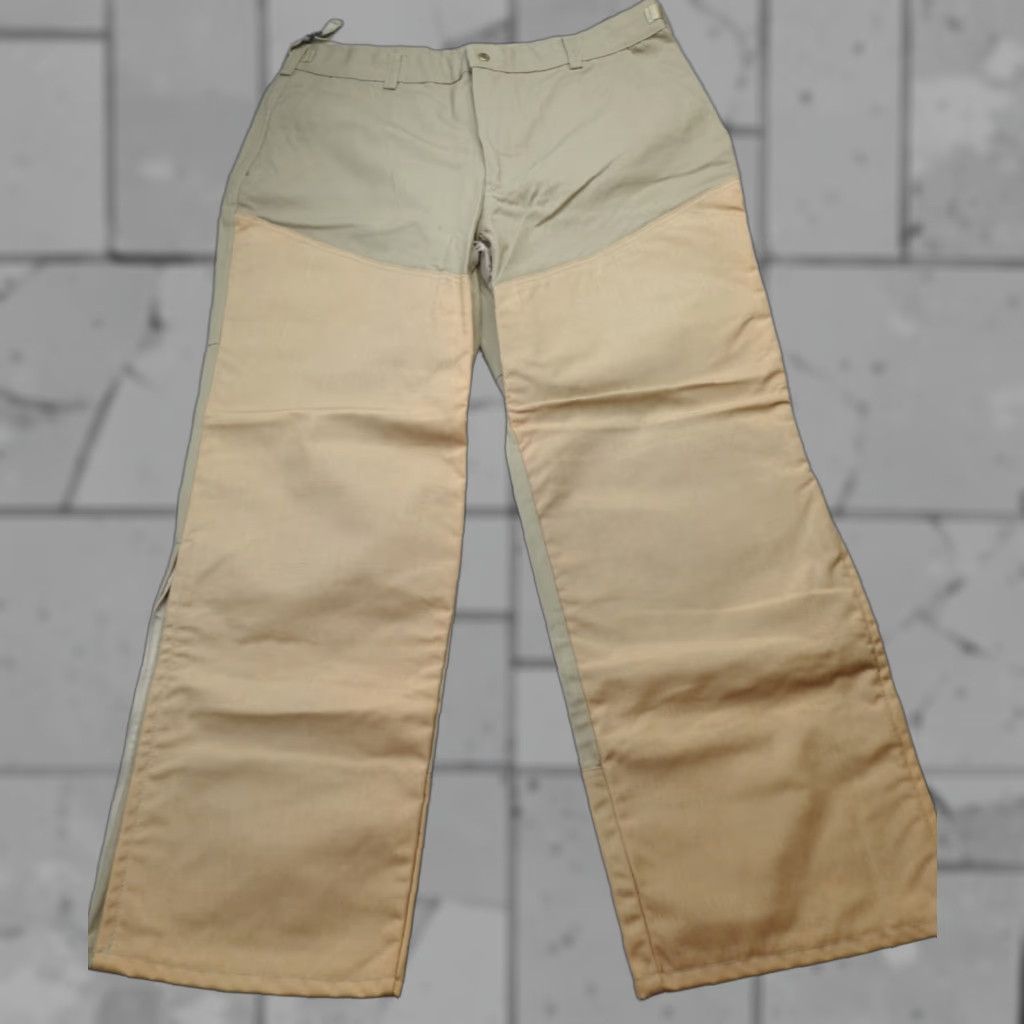 Doublet VINTAGE Columbia Pants 40 x 30 Beige Double Knee Duck Pants Side Adjusters NEW Men Pants Beige Canvas 40 x 30 Size US 40 / EU 56 - 1 Thumbnail