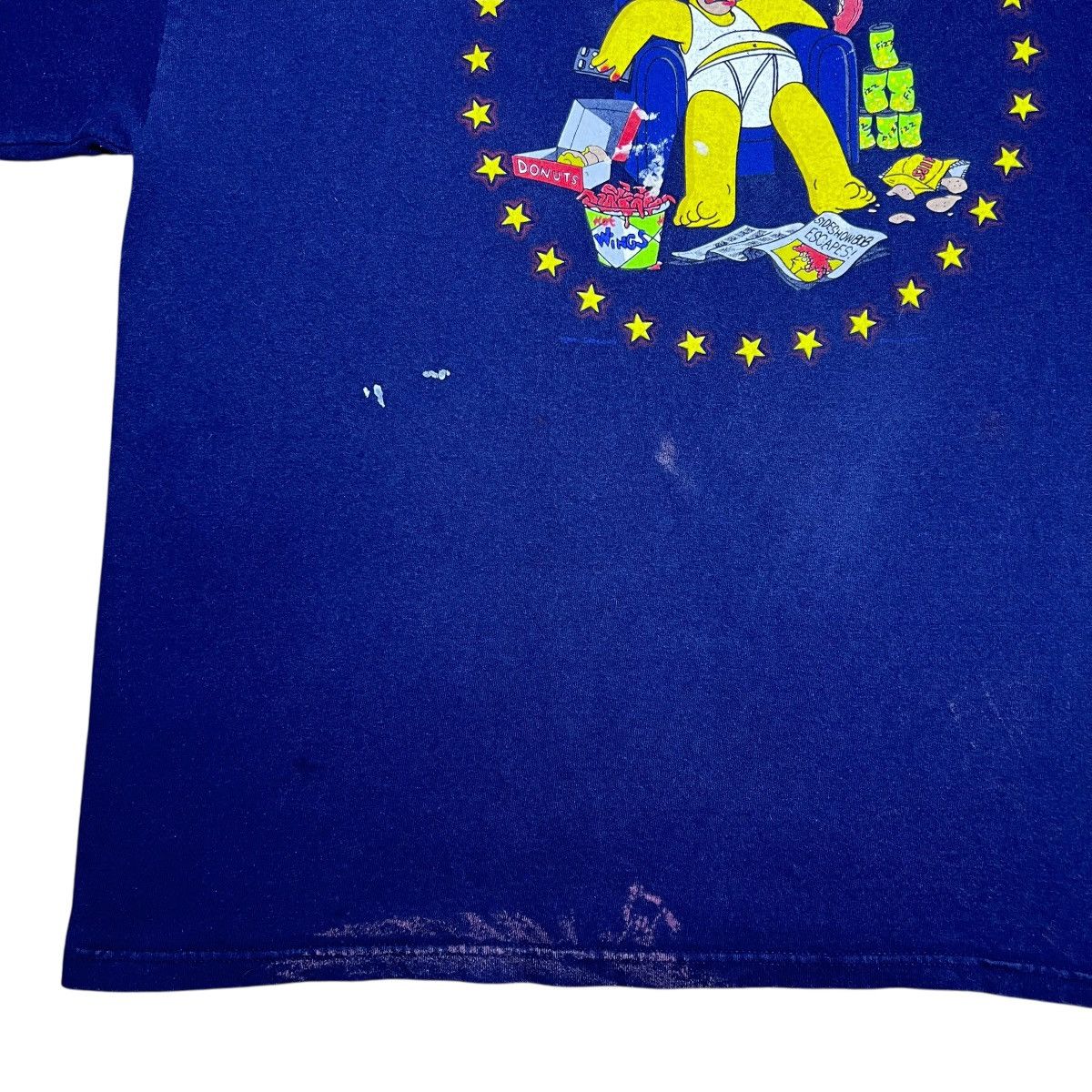 The Simpsons 2000s The Simpsons Homer Simpson American Idle Fox T-Shirt Size US XL / EU 56 / 4 - 6 Thumbnail