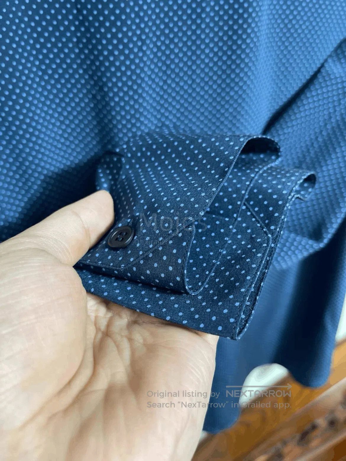 Saint Laurent Paris Sz 42 Saint Laurent Paris Dots Pattern Shirts. Size US XL / EU 56 / 4 - 5 Thumbnail