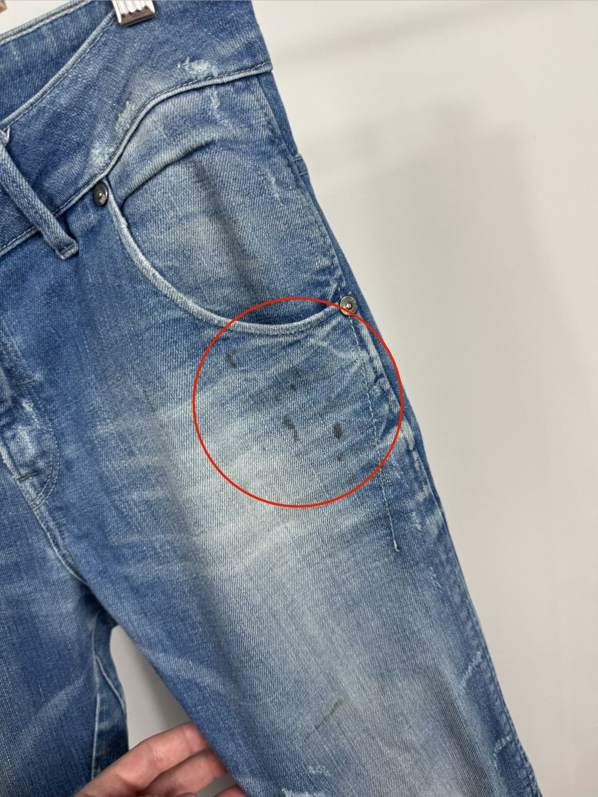 G-Star G-Star RAW Arc 3D Loose Tapered Jeans Fade Denim W32 Size US 32 / EU 48 - 10 Thumbnail