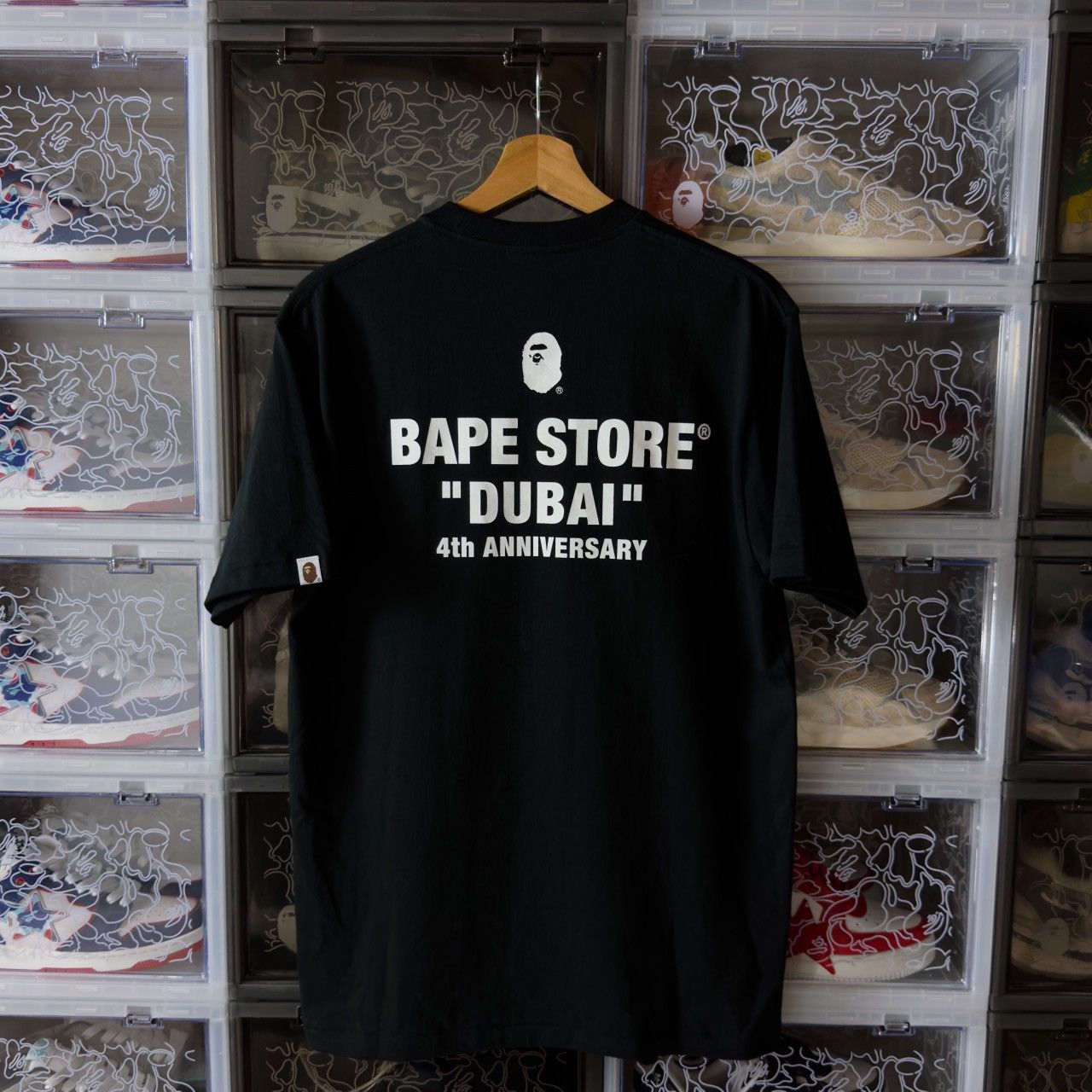 Bape Bape Shark 4th Anniversary Dubai Tee Black 2023 Size US L / EU 52-54 / 3 - 5 Thumbnail