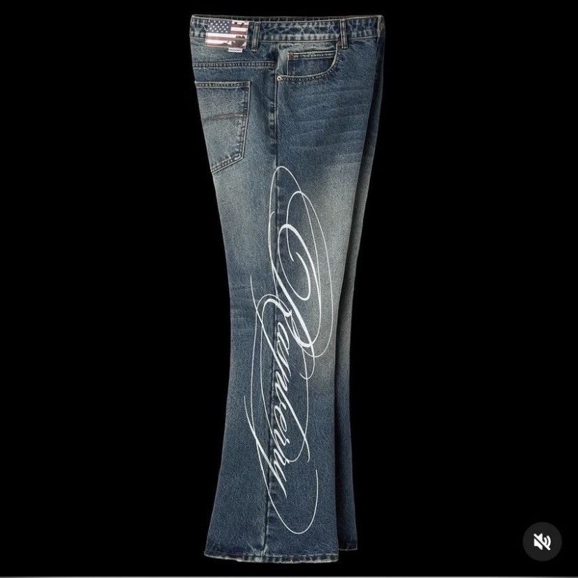 The GV Gallery GV Gallery Miley Cyrus Flare Denim Size US 32 / EU 48 - 3 Thumbnail