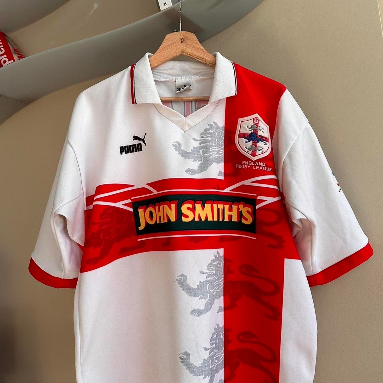 Puma × Vintage Vintage England Rugby Puma Jersey Size US M / EU 48-50 / 2 - 2 Thumbnail