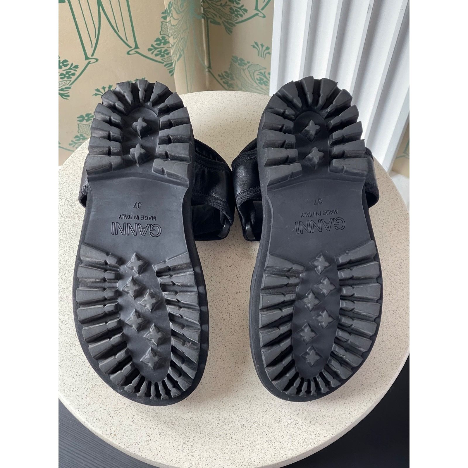 Ganni Ganni Utility Hiking Black Sandals Women’s Size: 37 US 7 Size US 7 / IT 37 - 15 Thumbnail