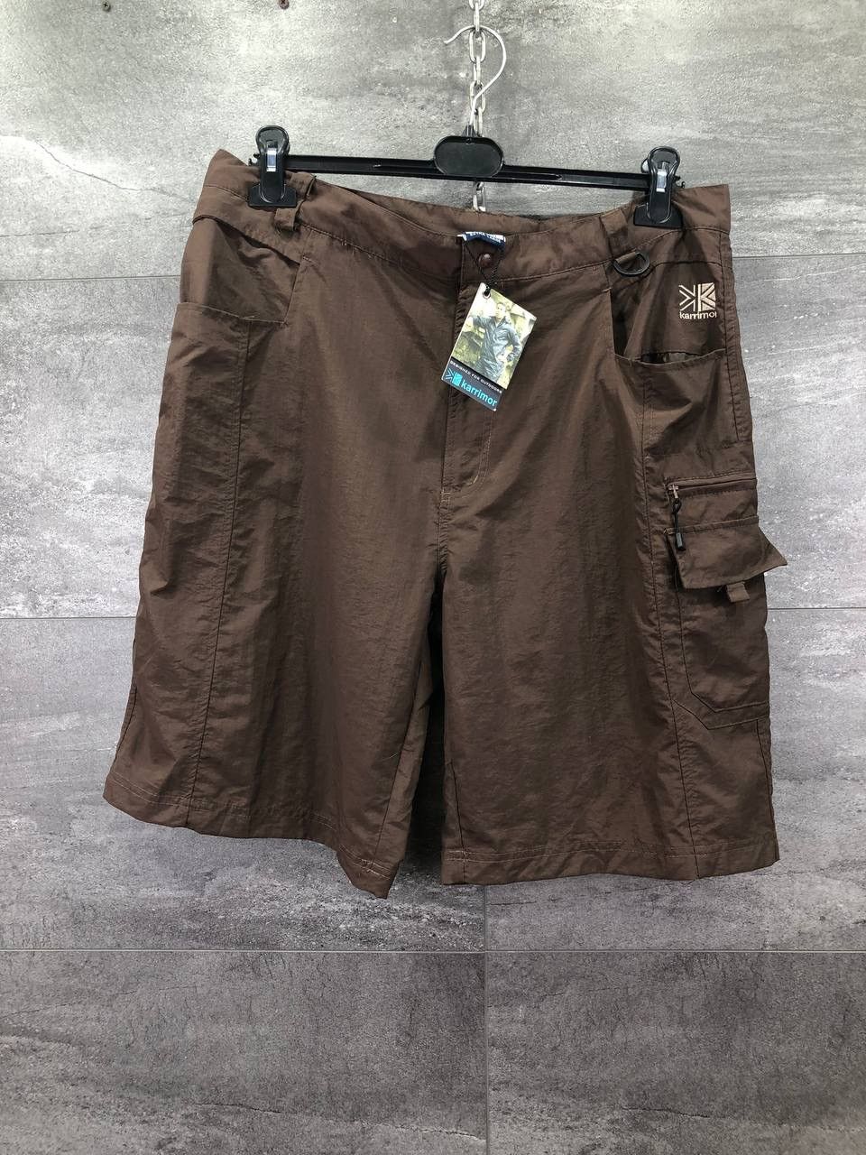 Karrimor Karrimor Mens Brown Nylon Cargo Shorts Size US 36 / EU 52 - 1 Thumbnail