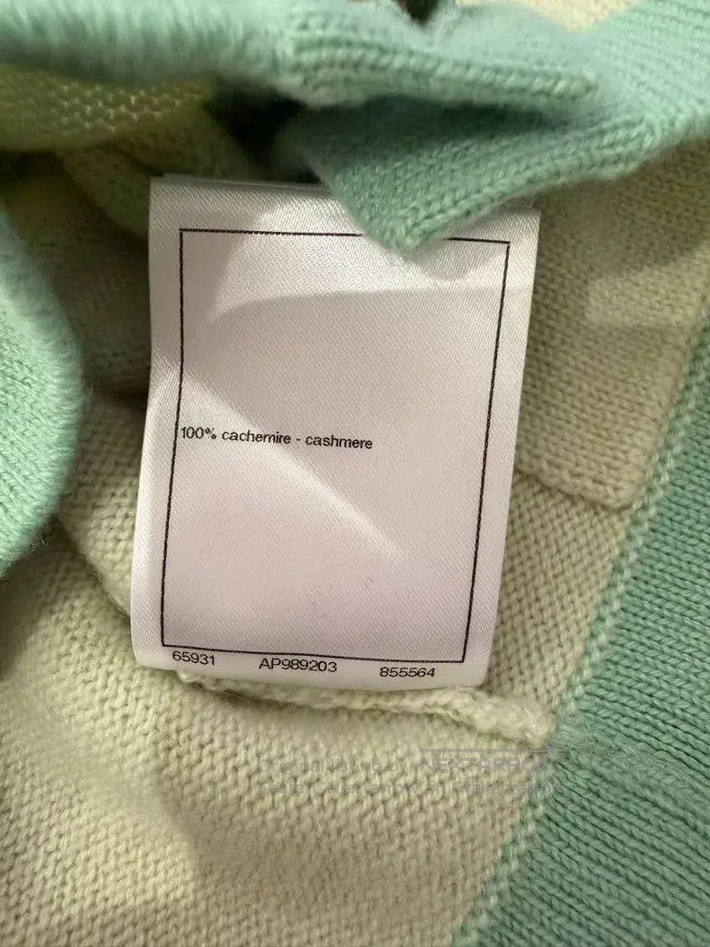 Chanel Chanel 23s mint green knitted hanging neck strap sleeve su Size XXS / US 00 / IT 34 - 6 Thumbnail