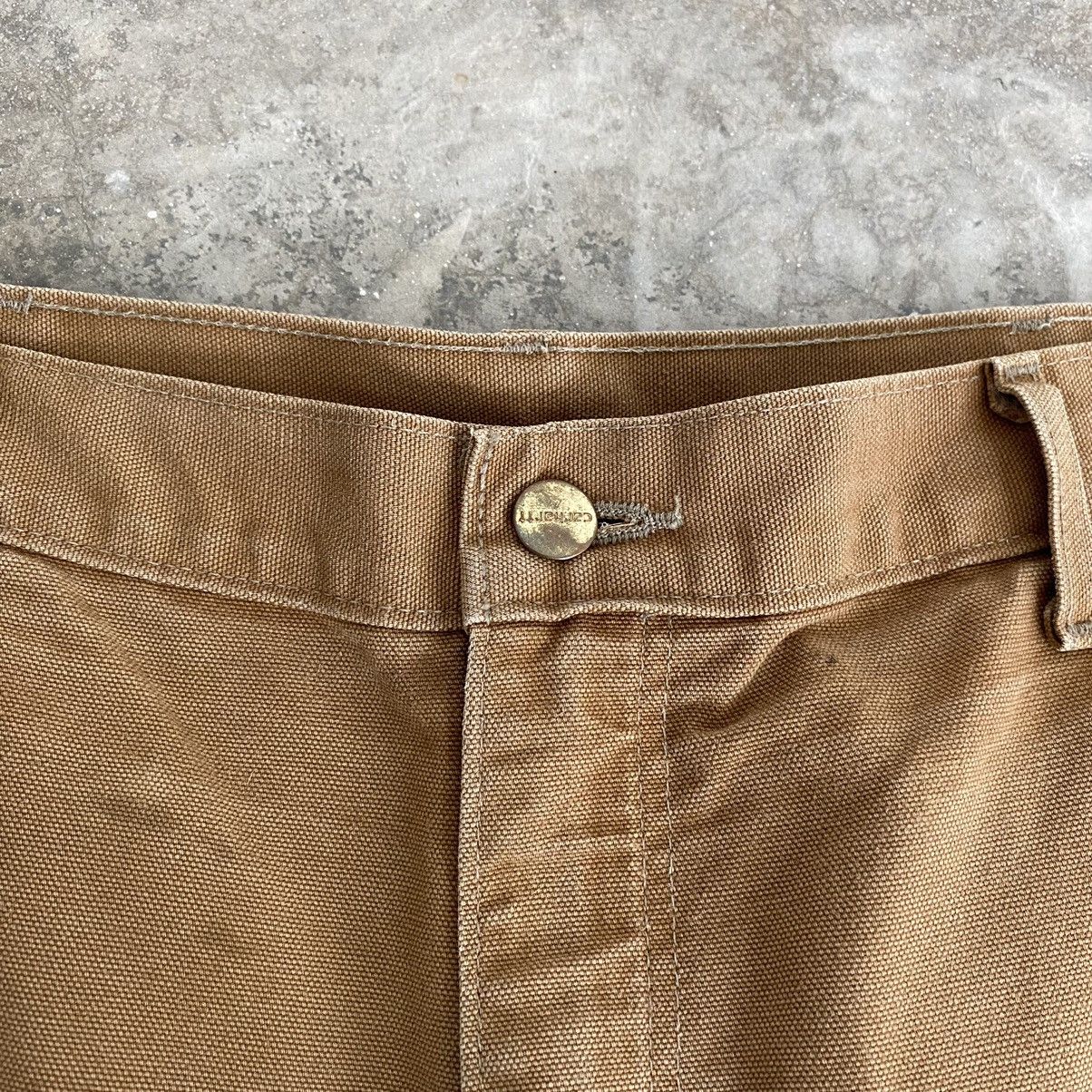 Carhartt VTG Carhartt Double Knee Faded Tan Dirty Carpenter Pants Size US 34 / EU 50 - 10 Thumbnail