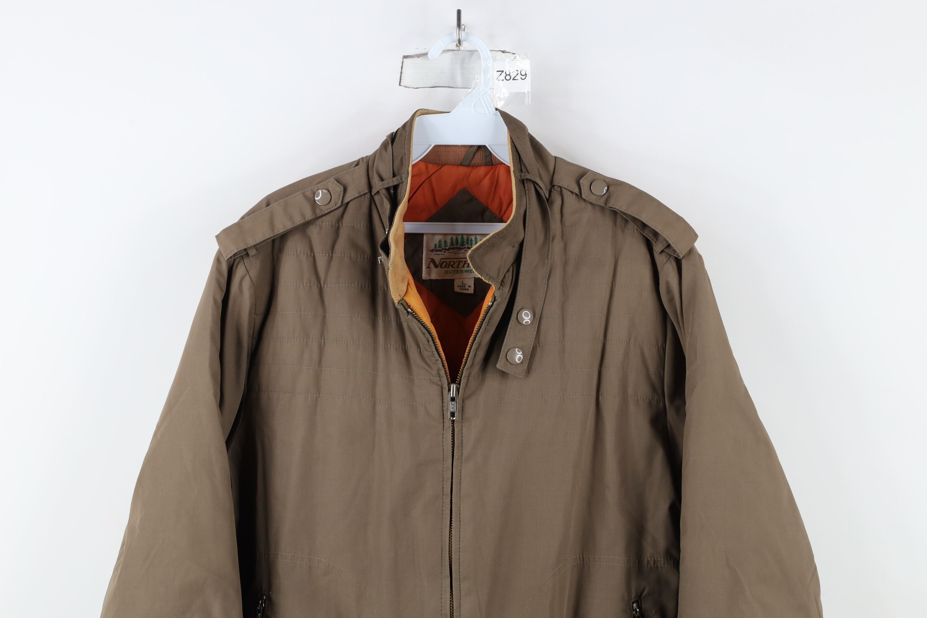 Vintage Vintage 70s Streetwear Cafe Racer Puffer Bomber Jacket Size US L / EU 52-54 / 3 - 2 Thumbnail