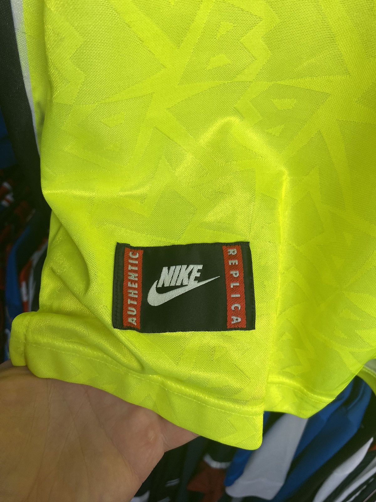 Nike 1996/97 NIKE BORUSSIA DORTMUND SOCCER FOOTBALL JERSEY SHIRT Size US XL / EU 56 / 4 - 6 Thumbnail