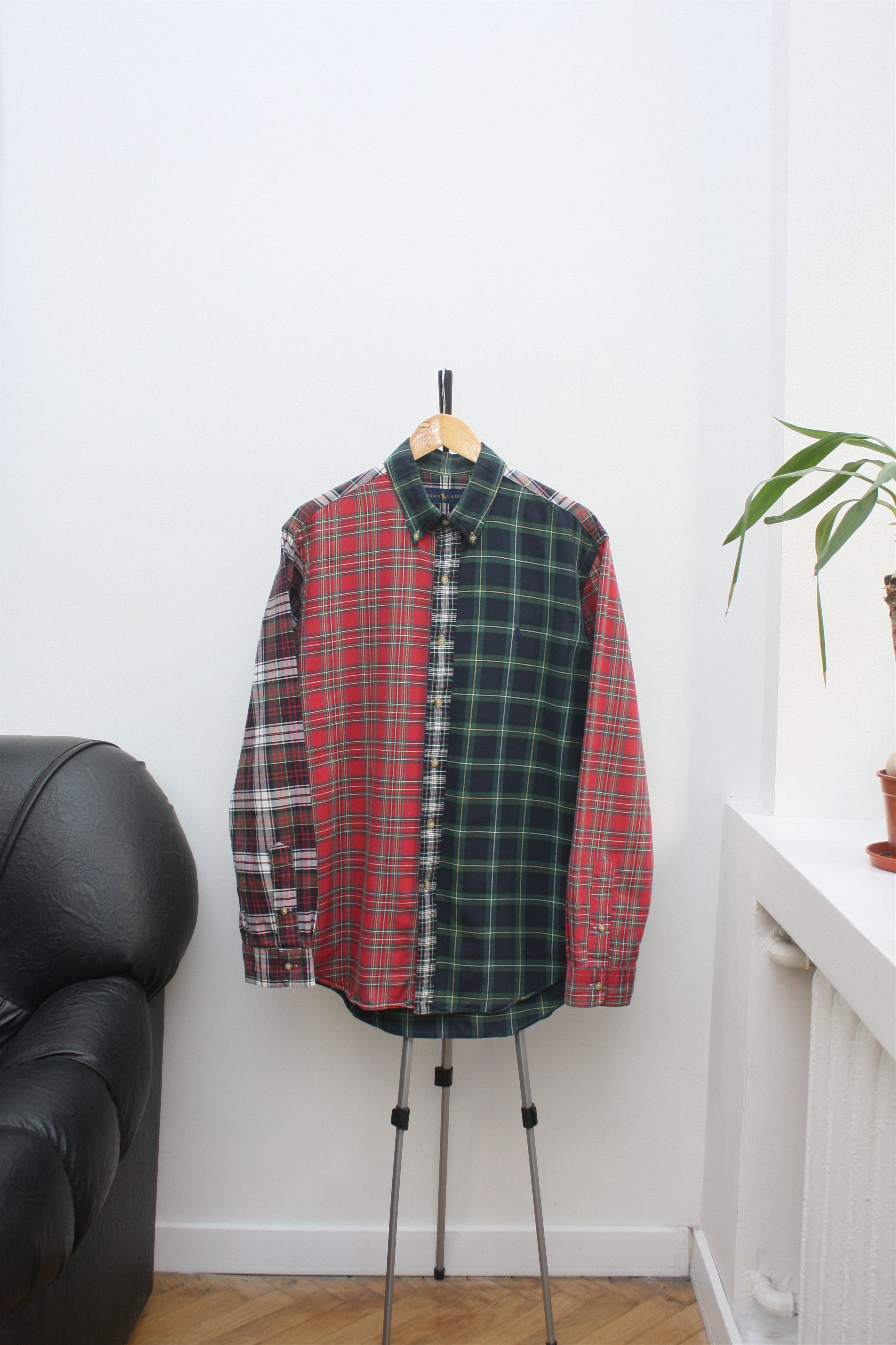 Ralph Lauren Ralph Lauren Patchwork Checkered Shirt Men's Large Size US L / EU 52-54 / 3 - 1 Thumbnail